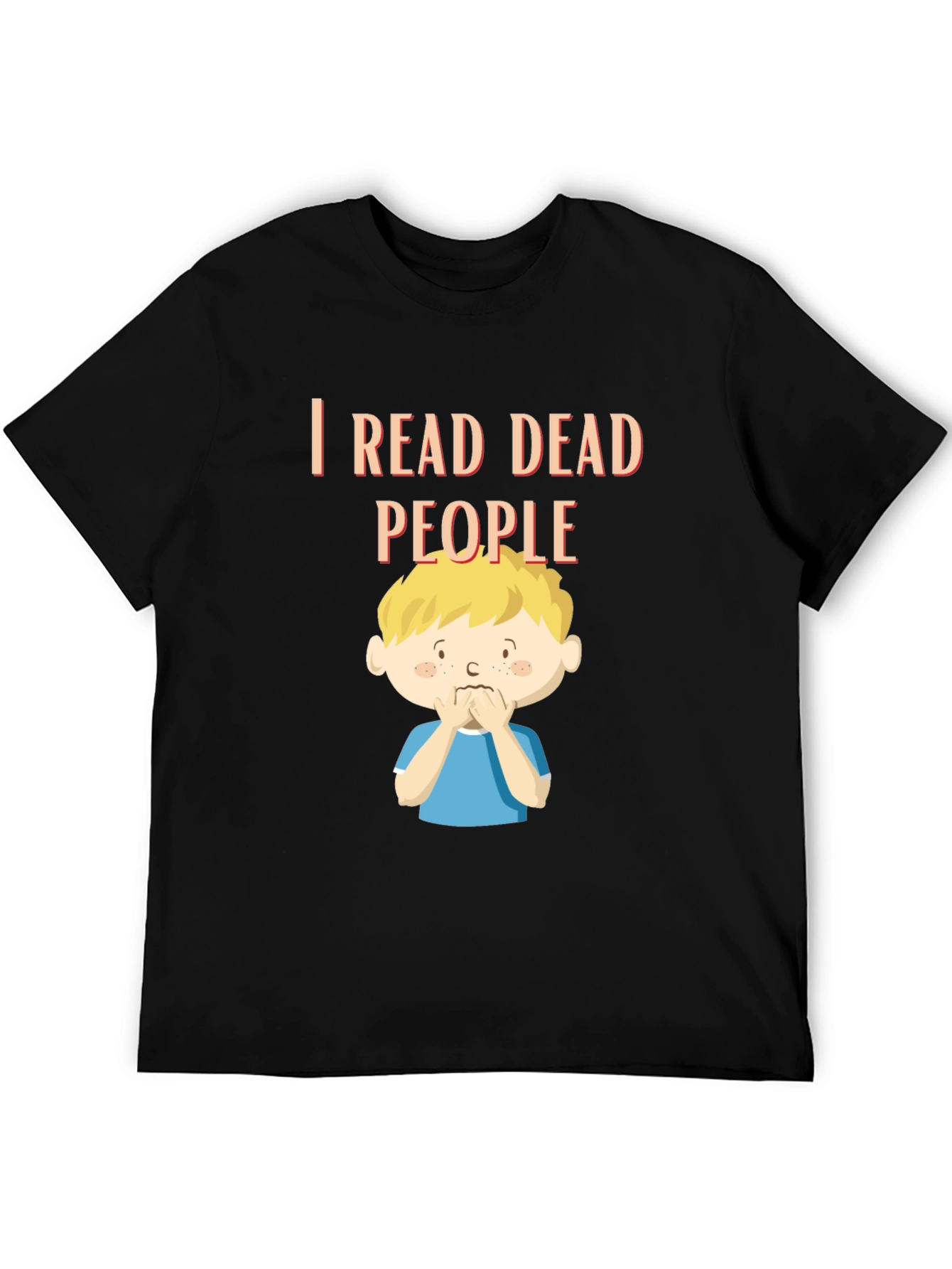 I Read Dead People Graphic Tee - Black