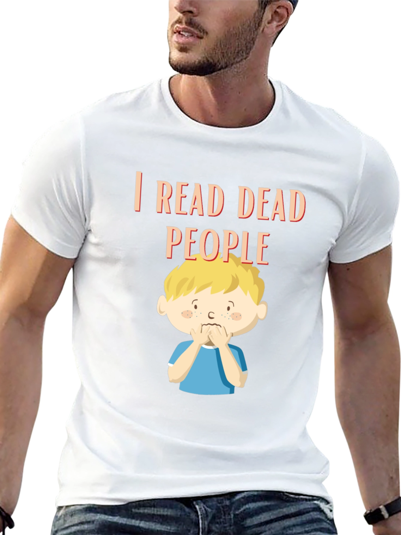 I Read Dead People Graphic Tee - Black