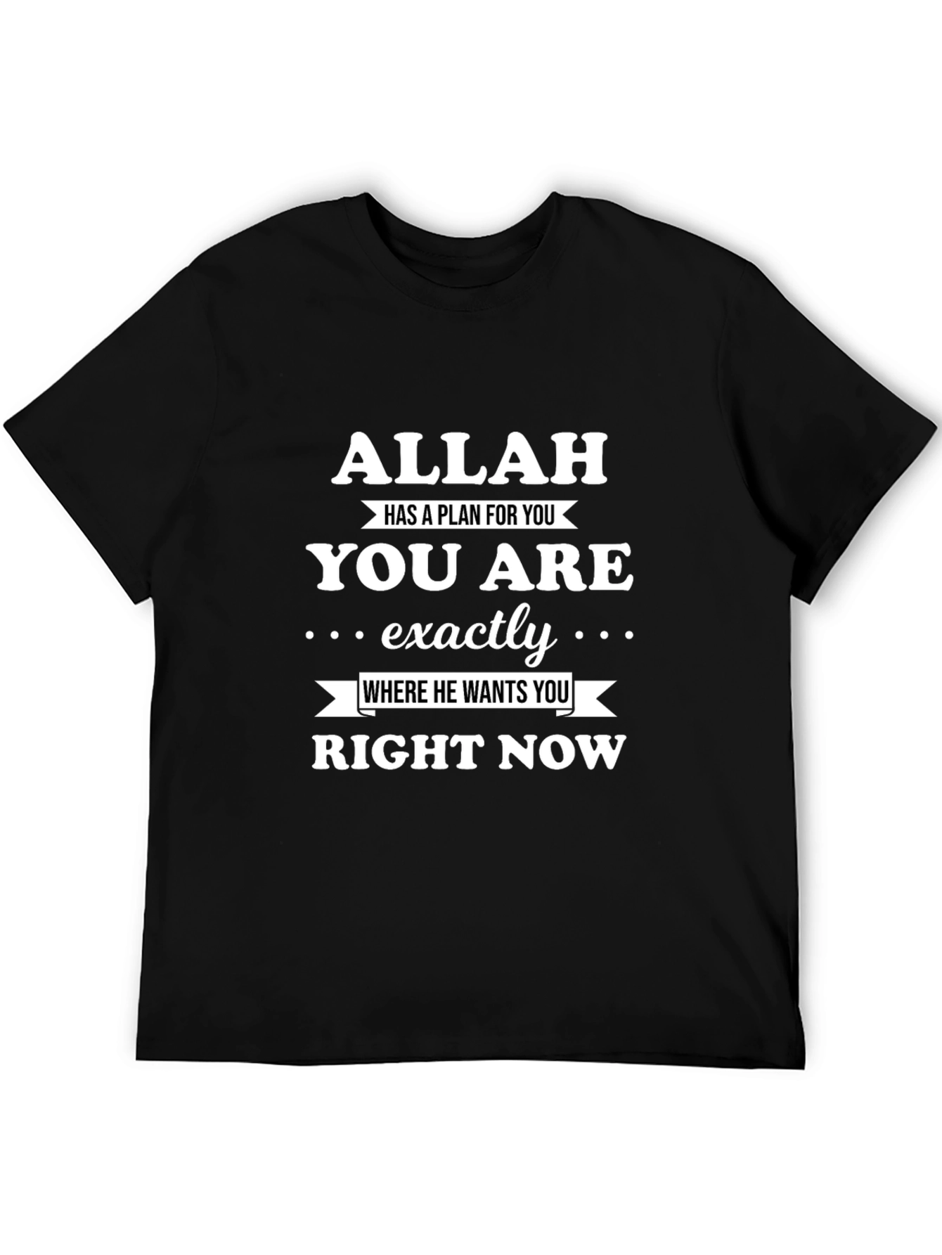 Allah Has a Plan T-Shirt - Faith Based Tee