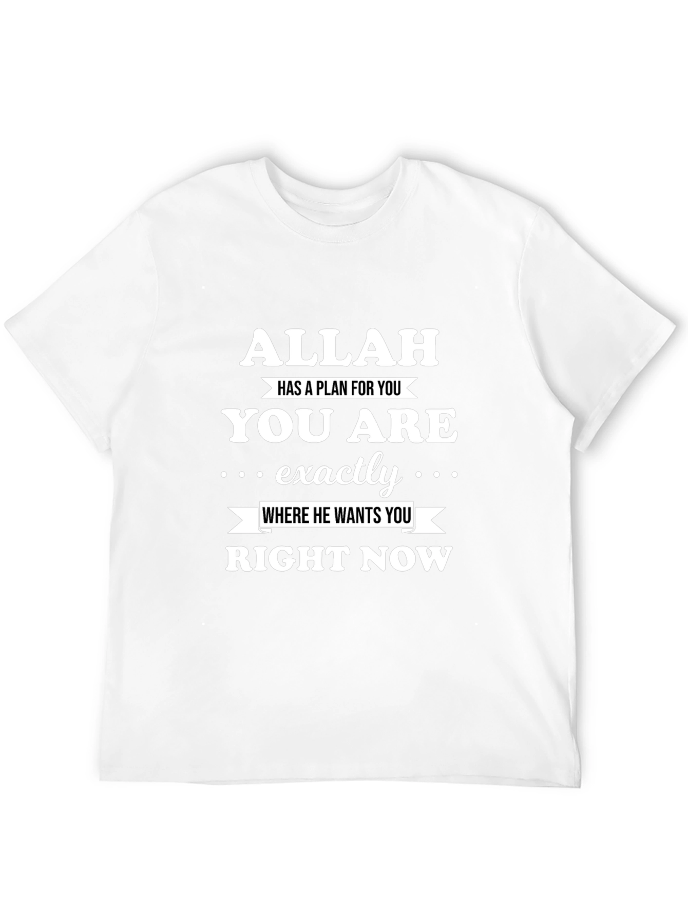 Allah Has a Plan T-Shirt - Faith Based Tee