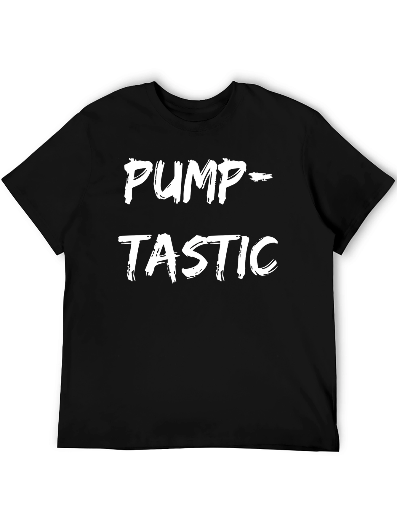 Pump-Tastic Graphic Tee - Black Cotton T-Shirt