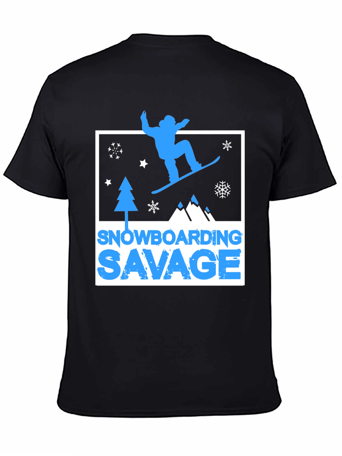 Snowboarding Savage Graphic T-Shirt