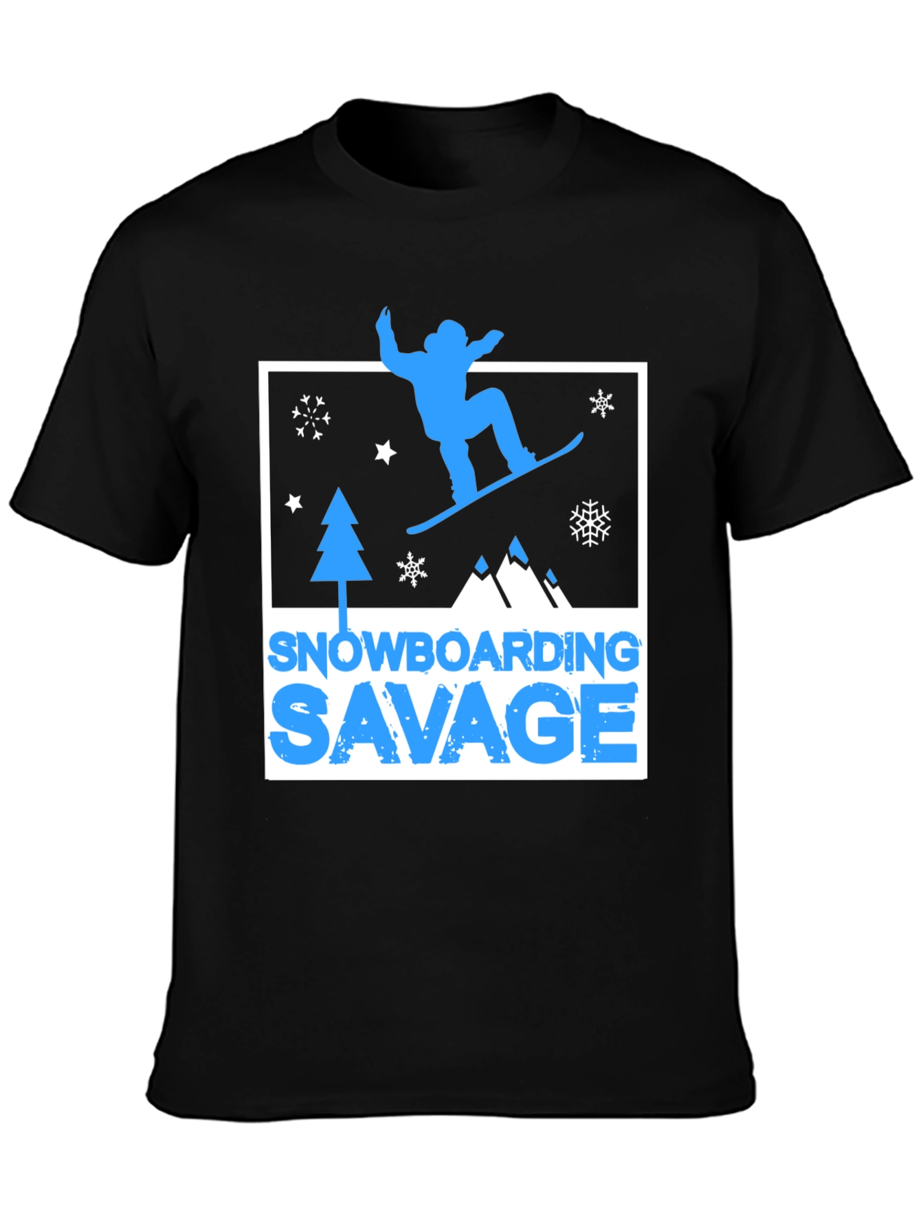 Snowboarding Savage Graphic T-Shirt