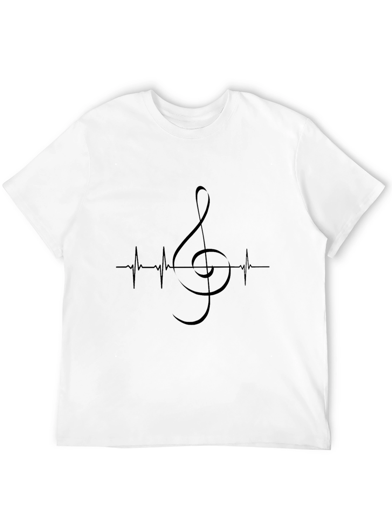 Music Lovers Pulse T-Shirt - Black Tee