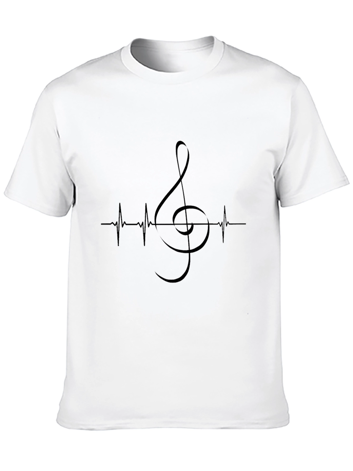 Music Lovers Pulse T-Shirt - Black Tee