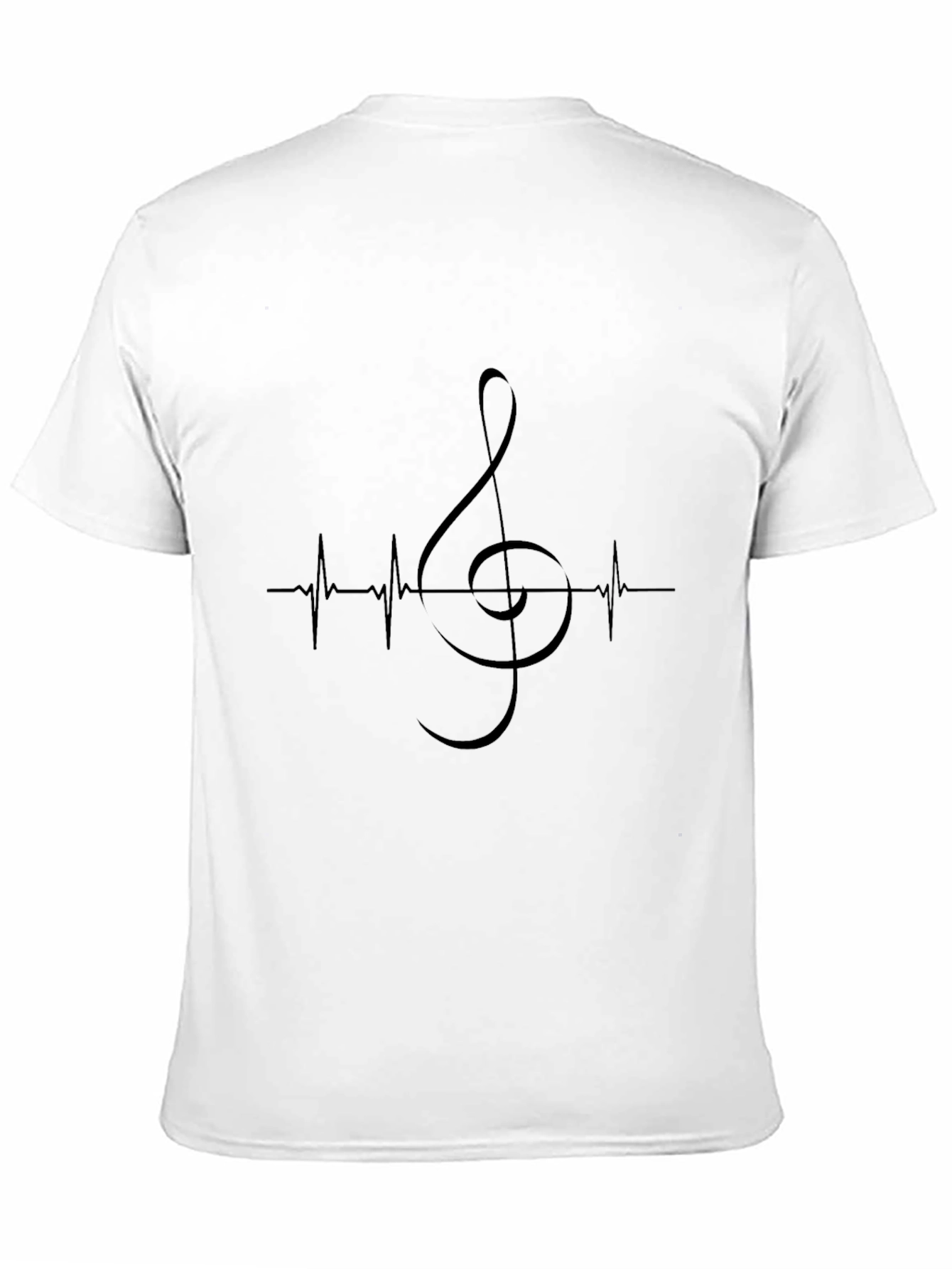 Music Lovers Pulse T-Shirt - Black Tee