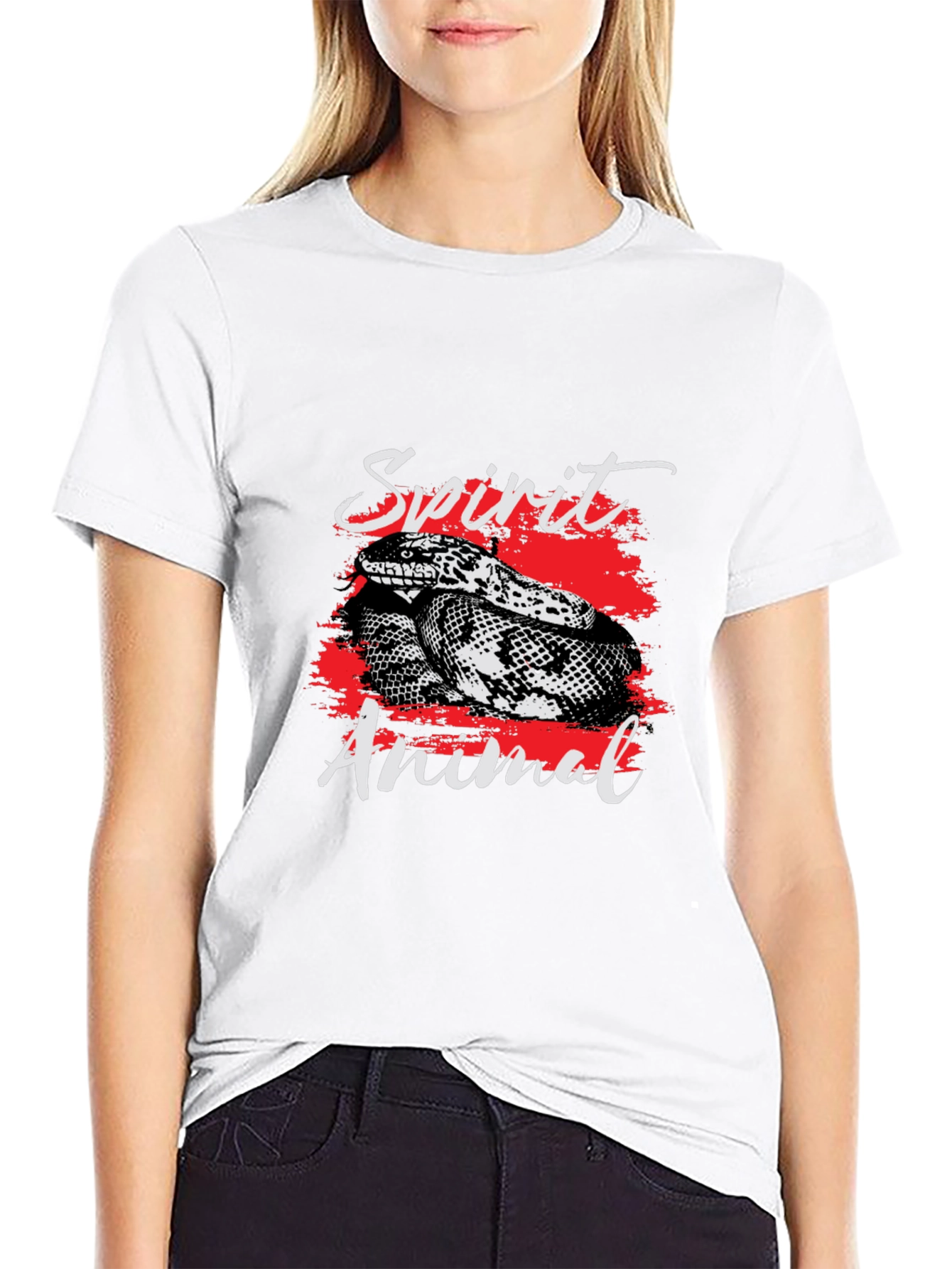 Spirit Animal Snake Graphic Tee - Stylish Comfort