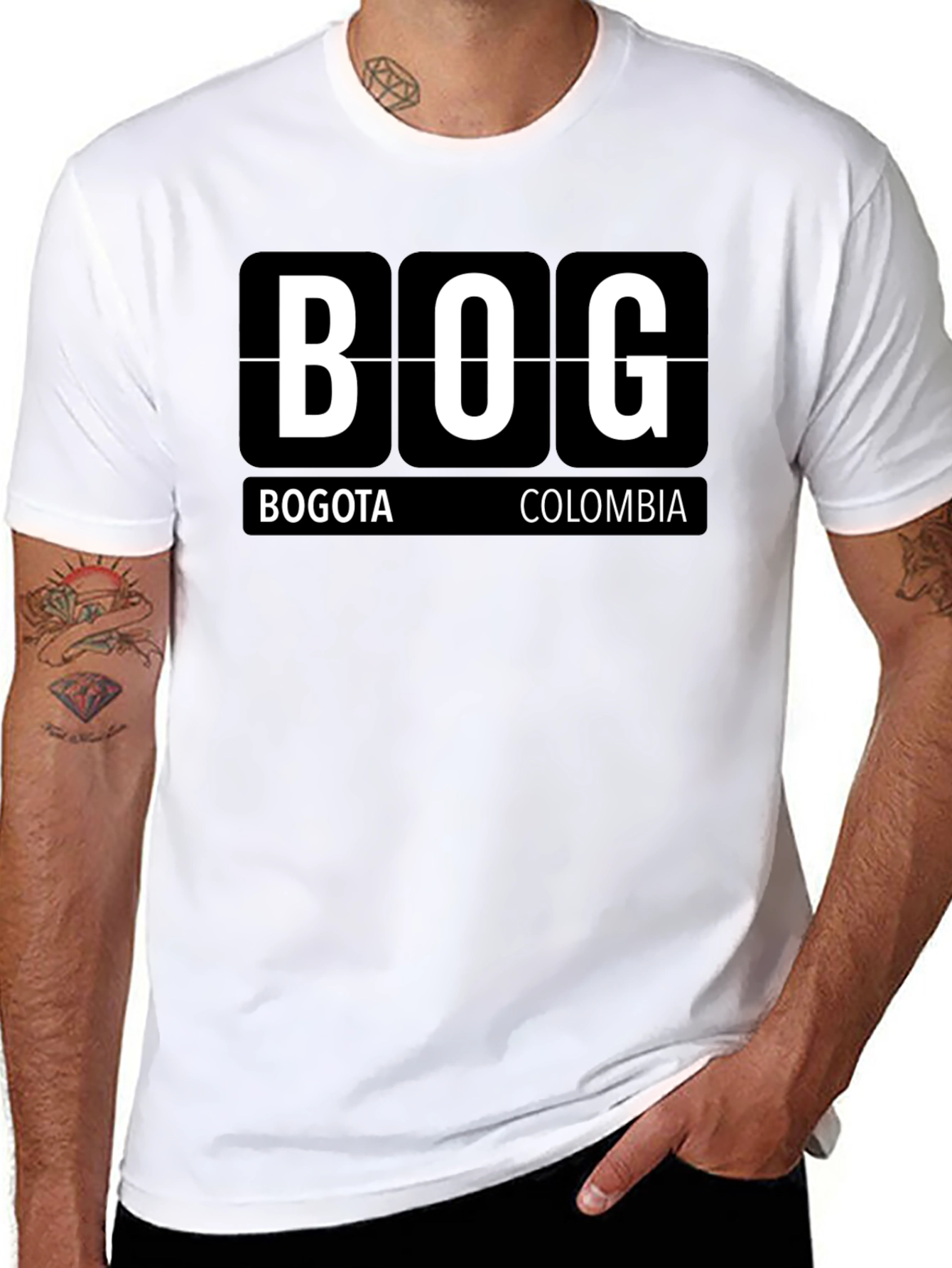 BOG Airport Code T-Shirt - Bogota Colombia Tee