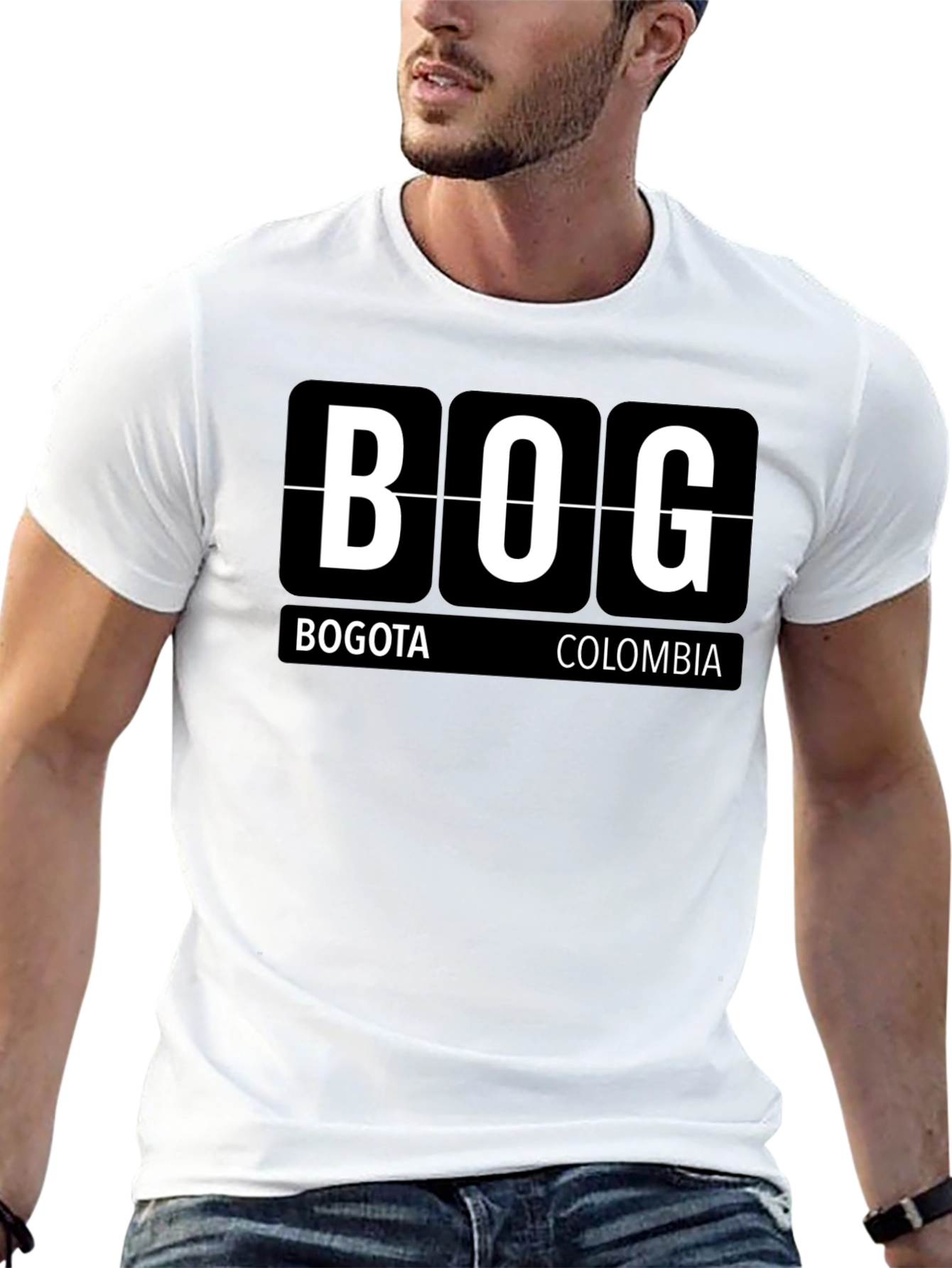 BOG Airport Code T-Shirt - Bogota Colombia Tee