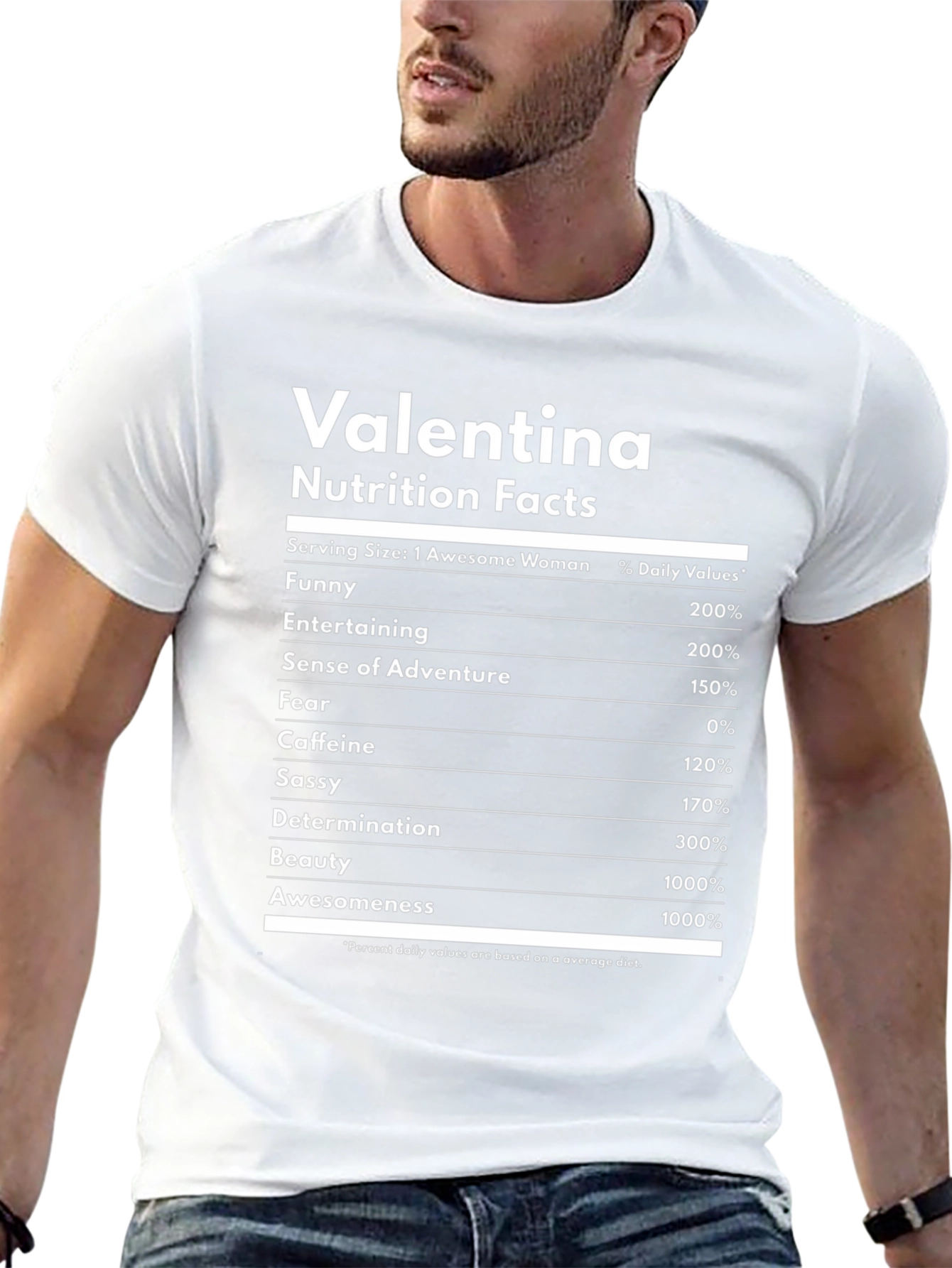 Valentina Nutrition Facts Funny T-Shirt