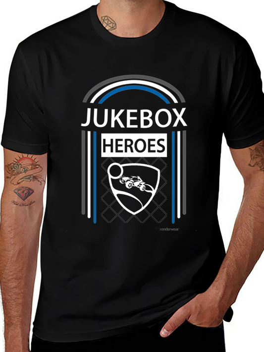 Jukebox Heroes Graphic Tee - Rocket League Fan Shirt