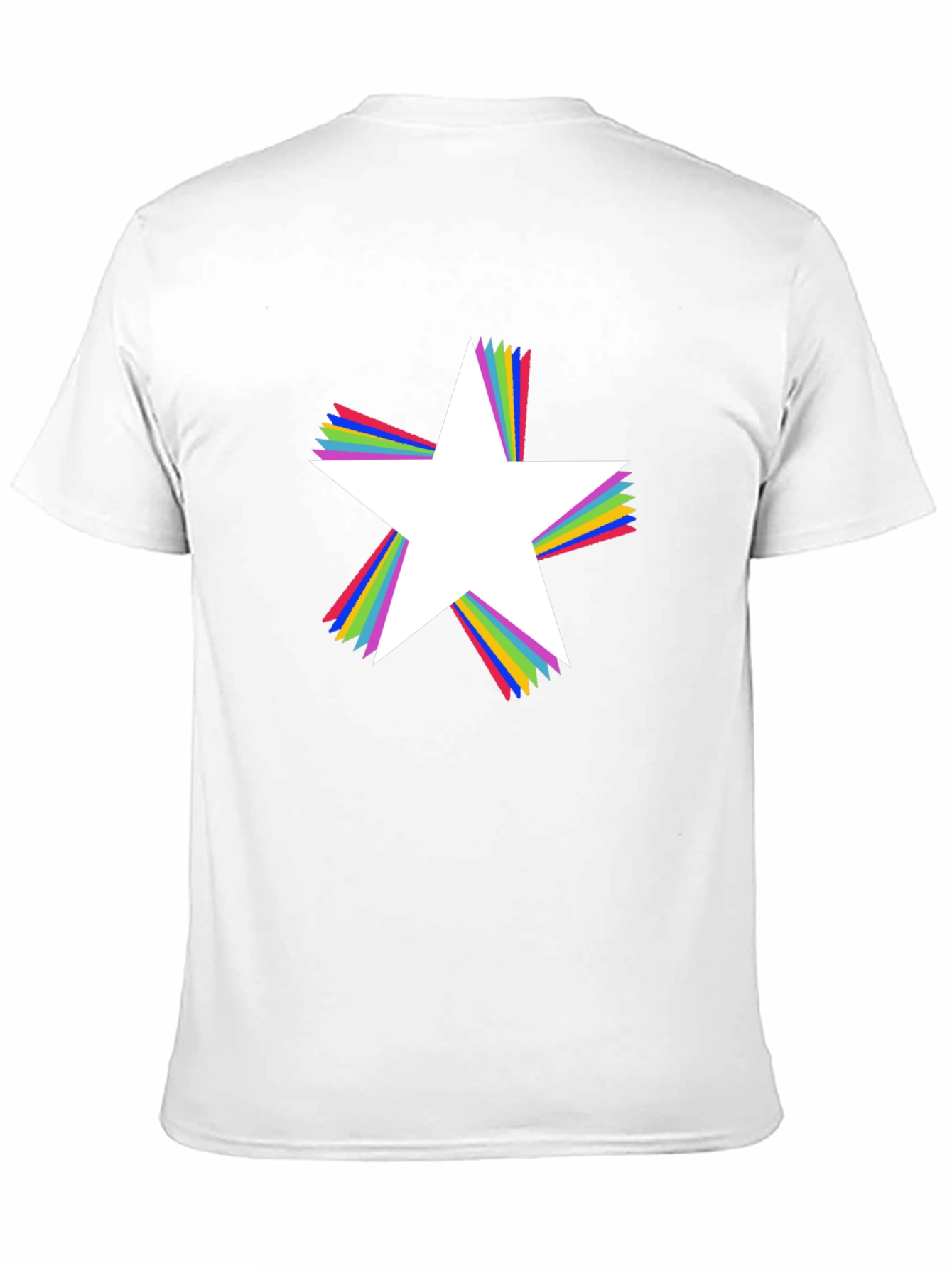 Star Prism Black T-Shirt - Bold Graphic Tee