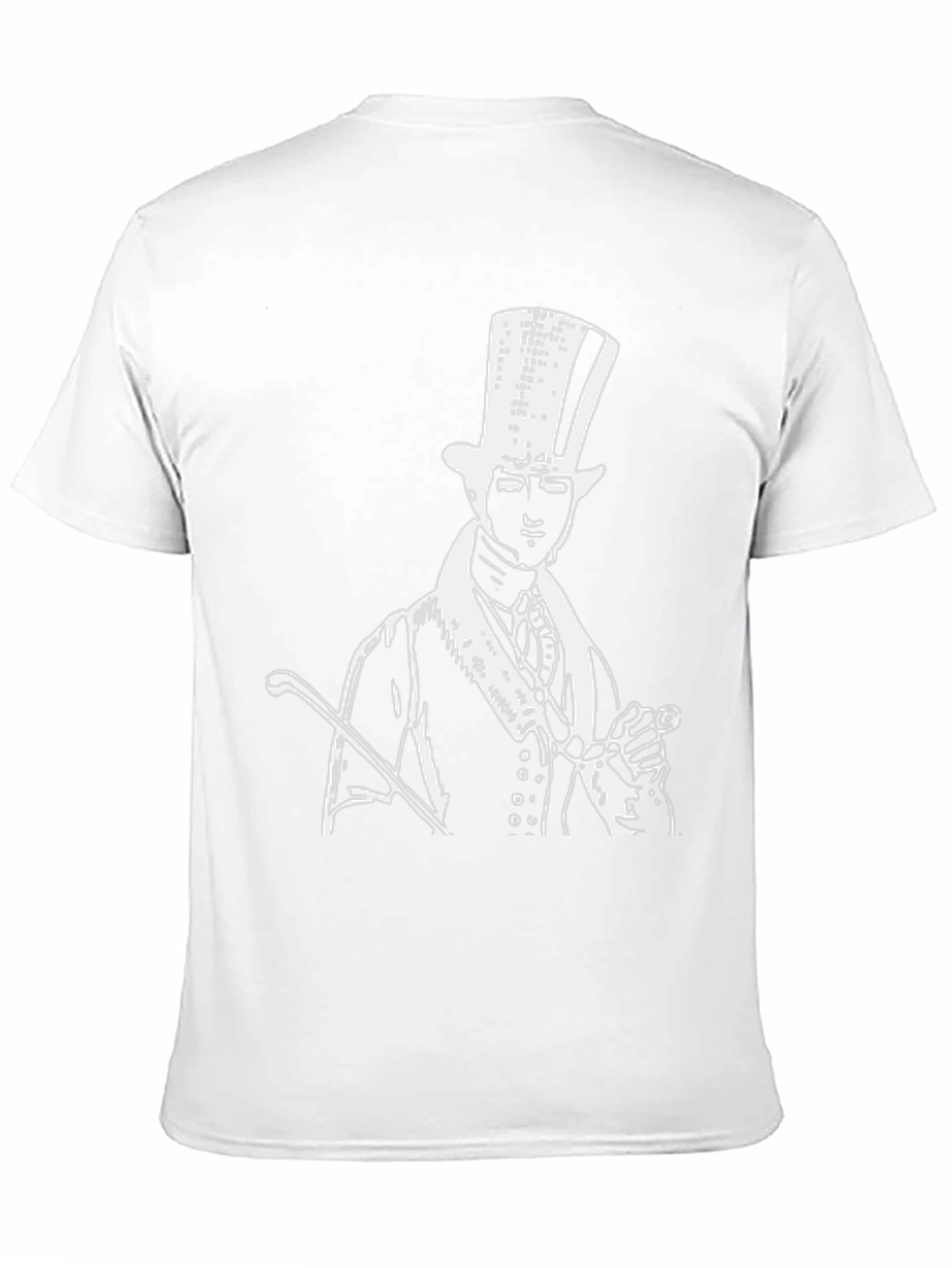 Top Hat Man Graphic Tee - Black