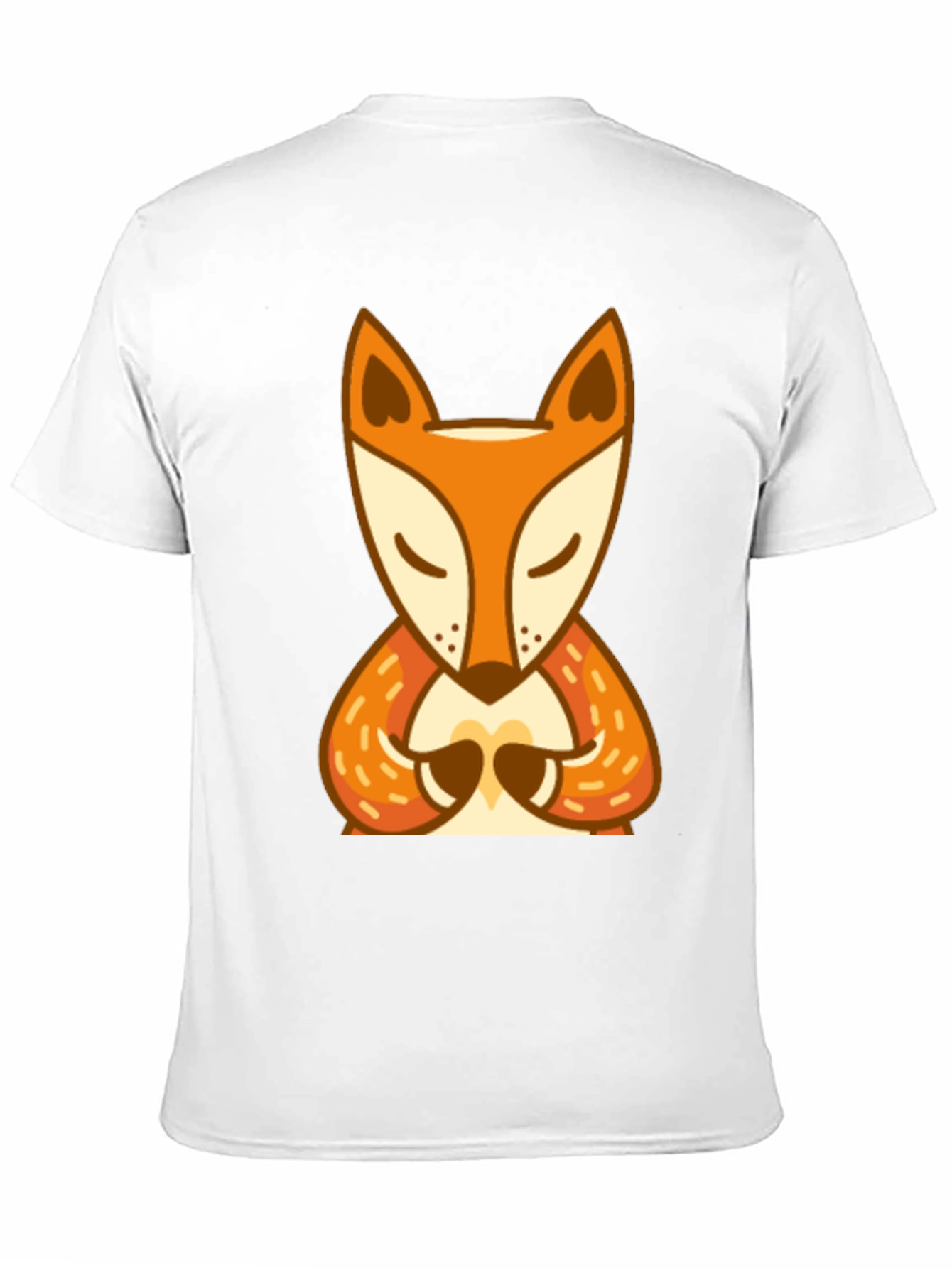 Zen Fox Graphic Tee - Meditating Animal Design