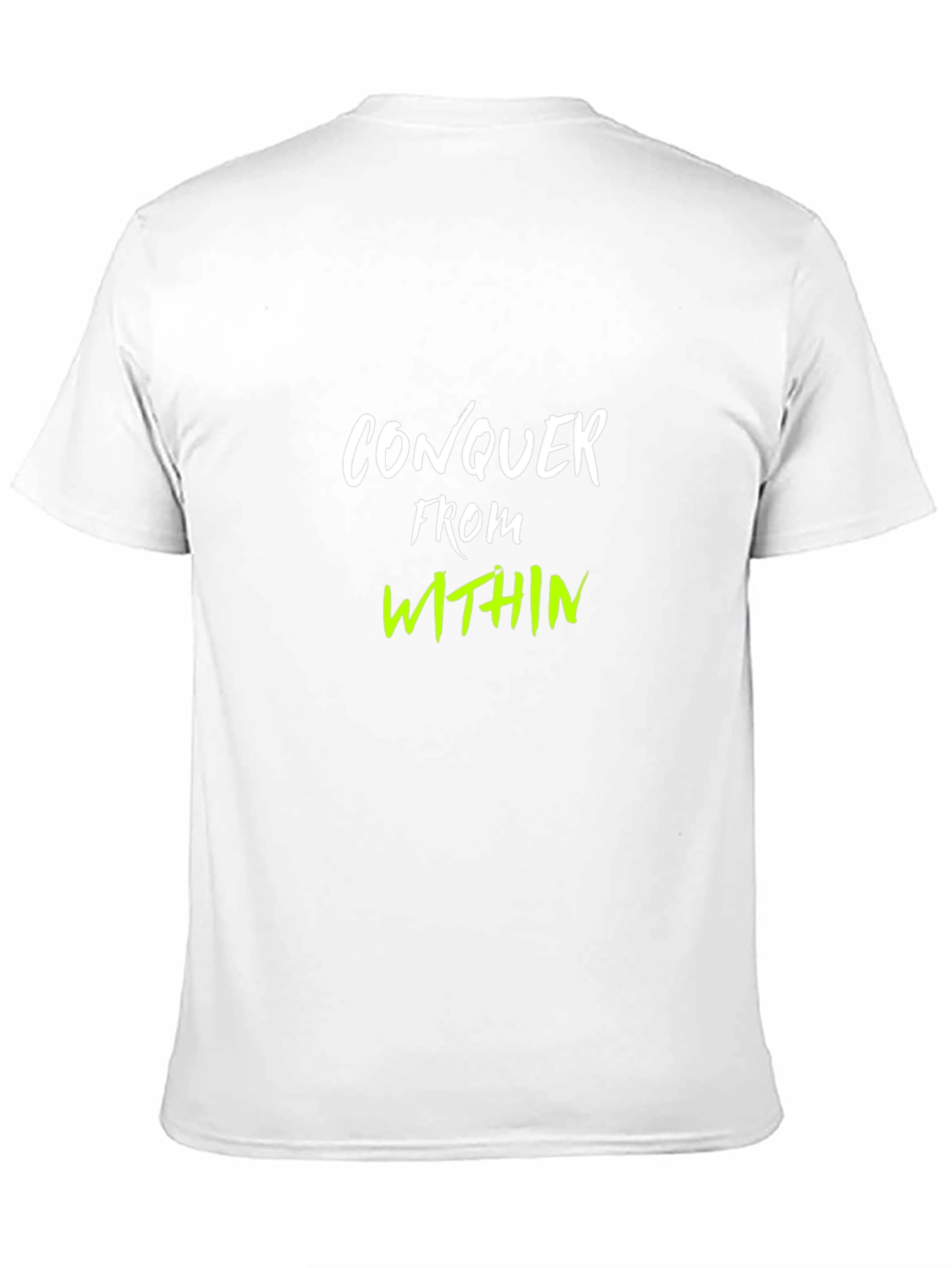 Conquer Within Black Graphic Tee