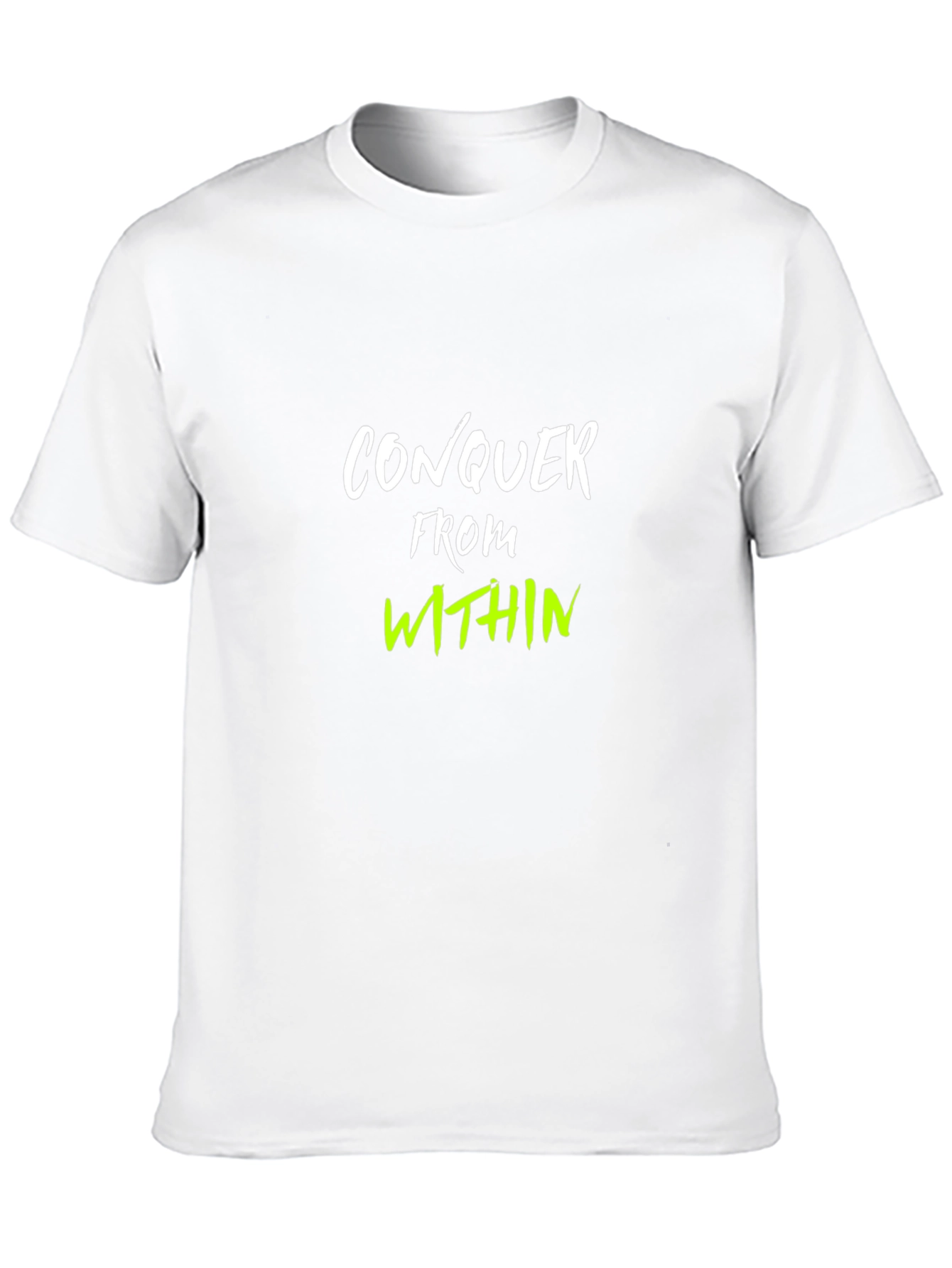 Conquer Within Black Graphic Tee