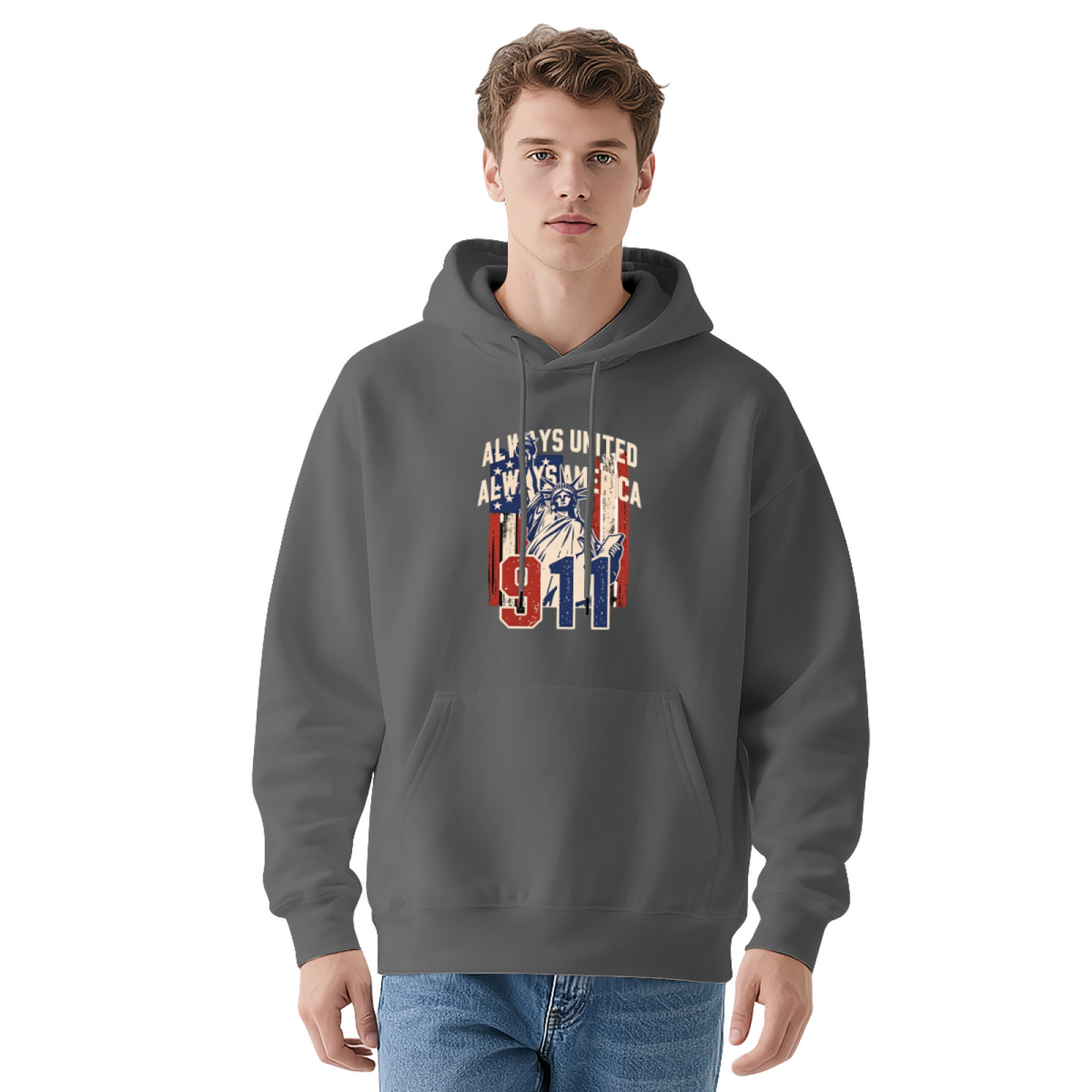 Always United America Statue Of Liberty 9/11 Patriot Hoodie