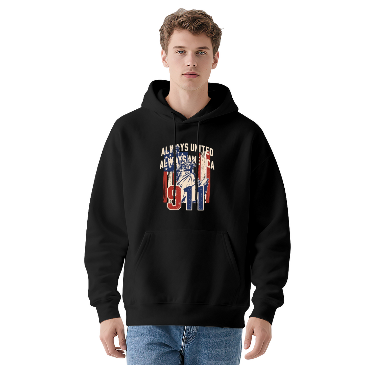 Always United America Statue Of Liberty 9/11 Patriot Hoodie