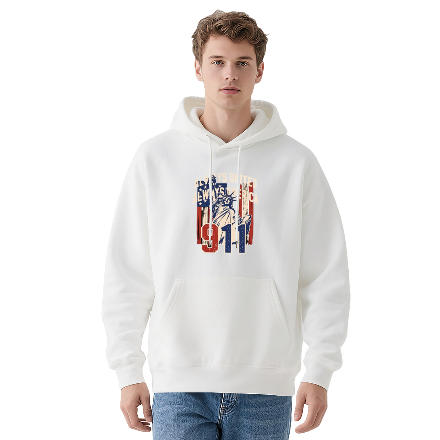 Always United America Statue Of Liberty 9/11 Patriot Hoodie
