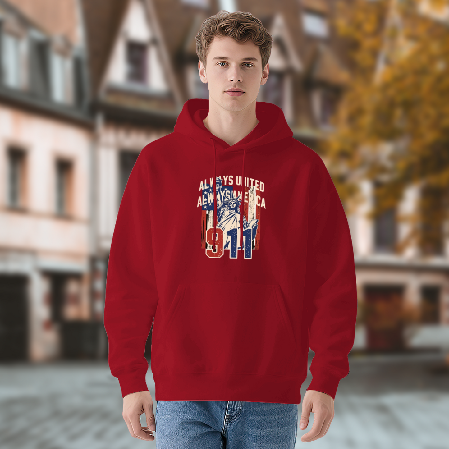 Always United America Statue Of Liberty 9/11 Patriot Hoodie