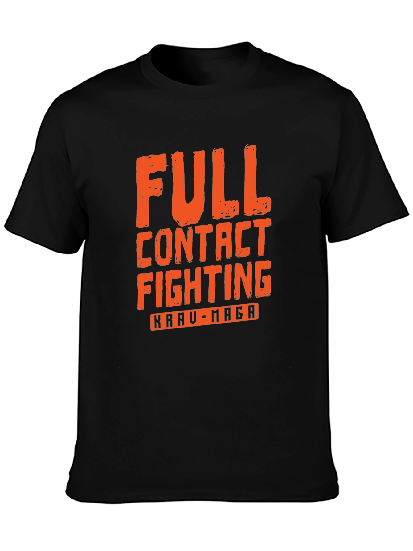 Full Contact Fighting Krau-Maga Black T-Shirt