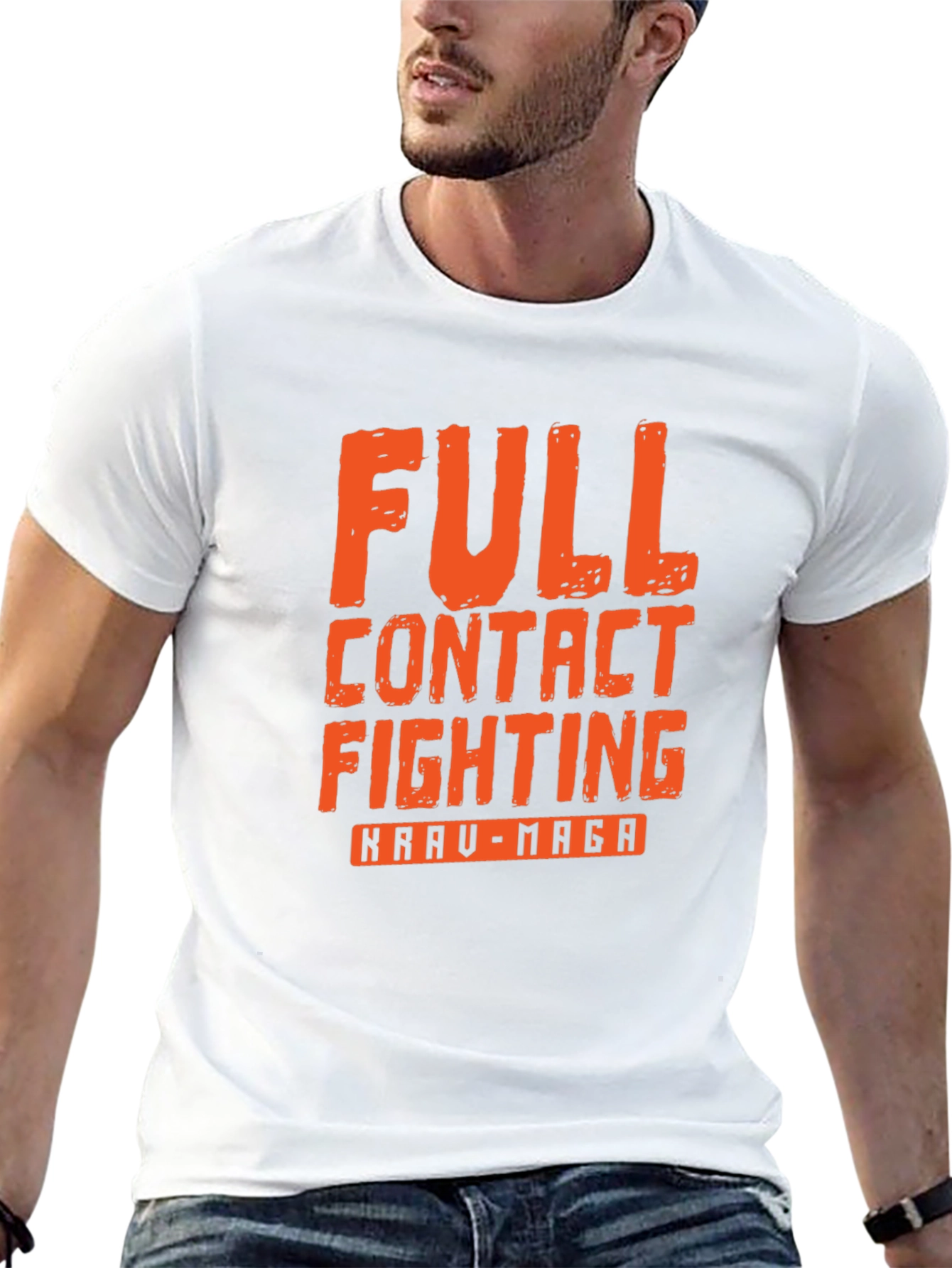 Full Contact Fighting Krau-Maga Black T-Shirt