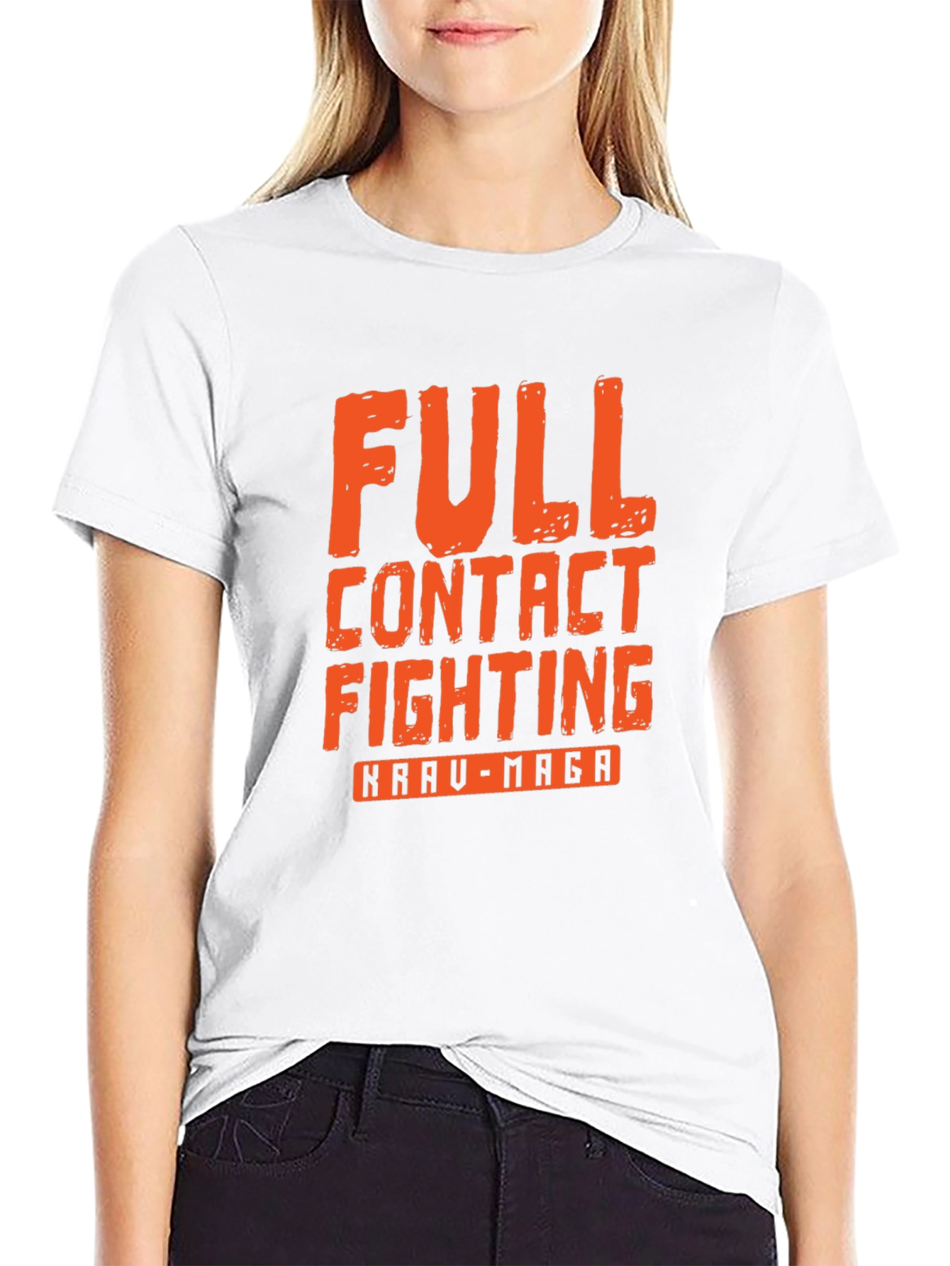 Full Contact Fighting Krau-Maga Black T-Shirt