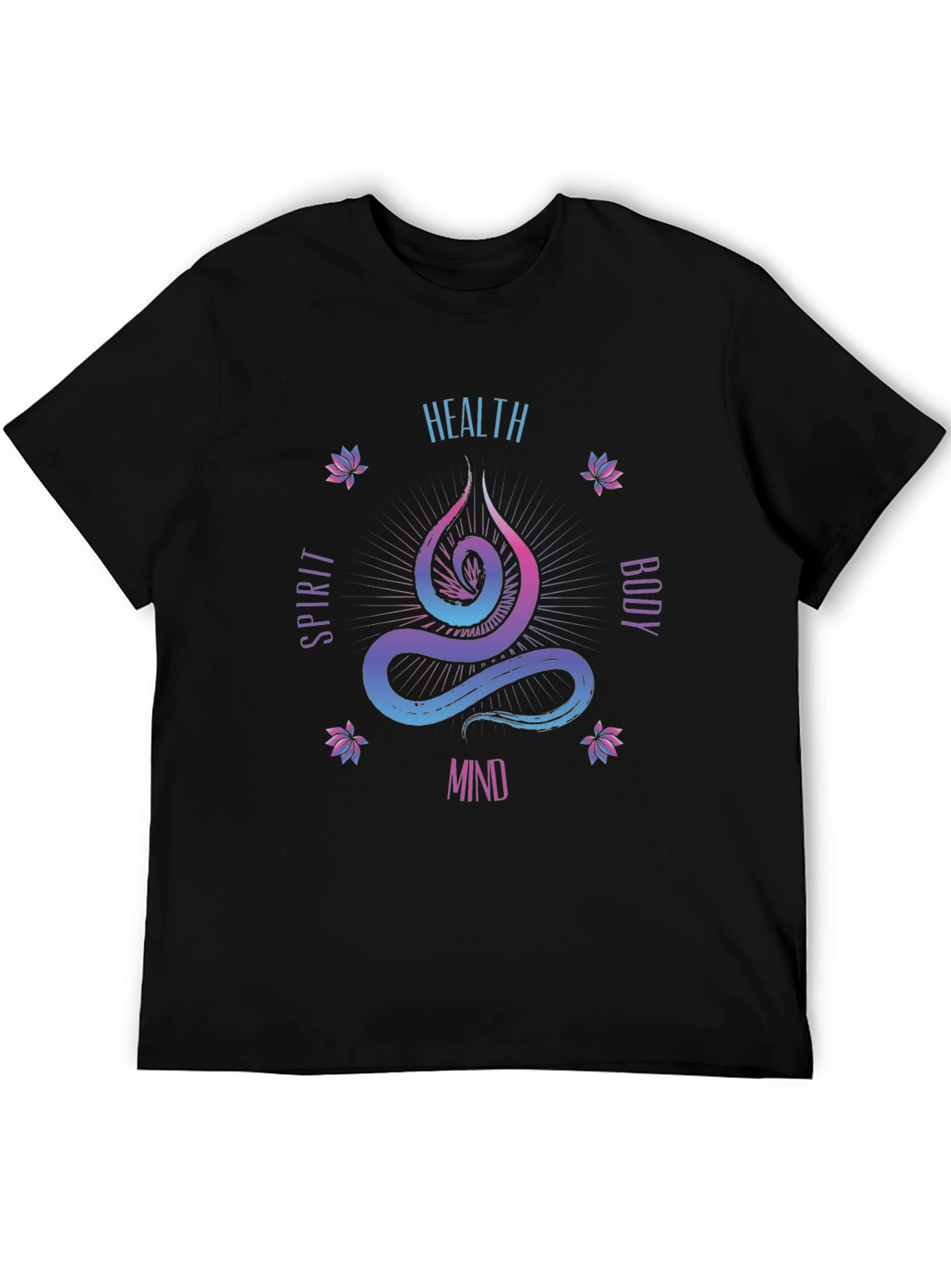 Health Spirit Body Mind Graphic Tee