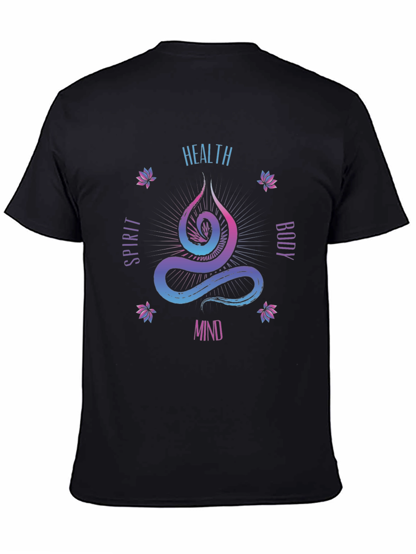 Health Spirit Body Mind Graphic Tee