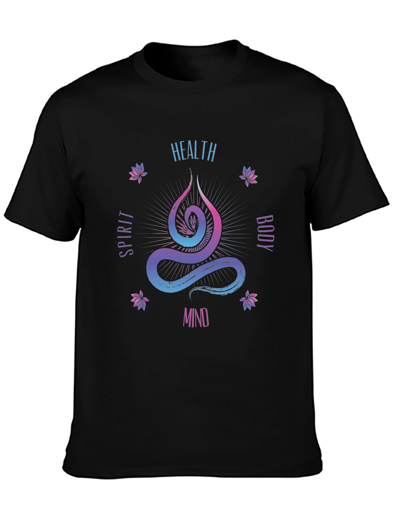 Health Spirit Body Mind Graphic Tee