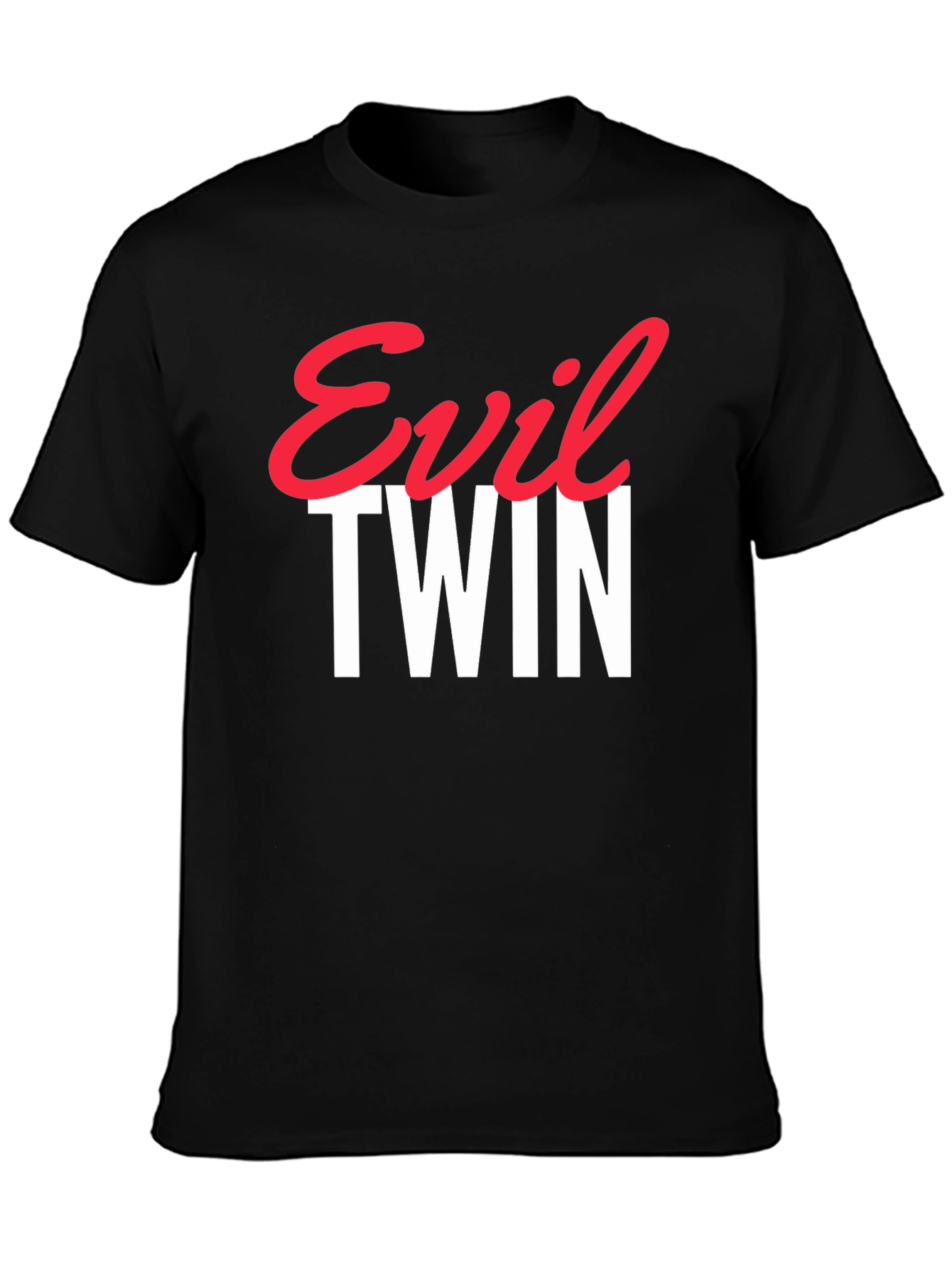 Evil Twin Graphic Tee - Trendy Statement T-Shirt