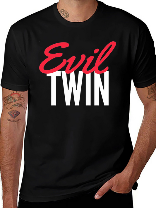Evil Twin Graphic Tee - Trendy Statement T-Shirt