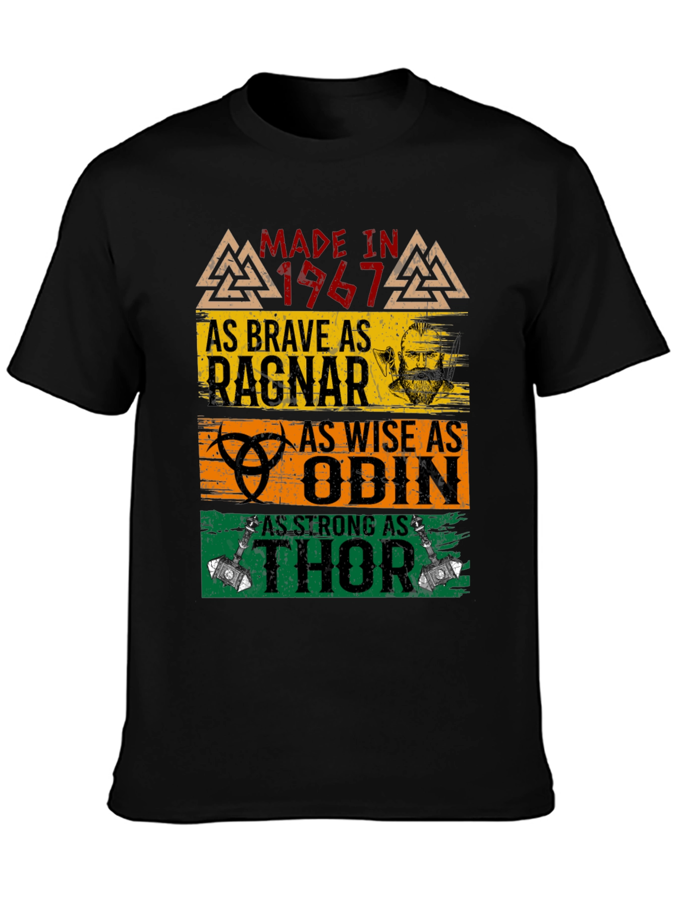 Made in 1967 Viking T-Shirt Ragnar Odin Thor