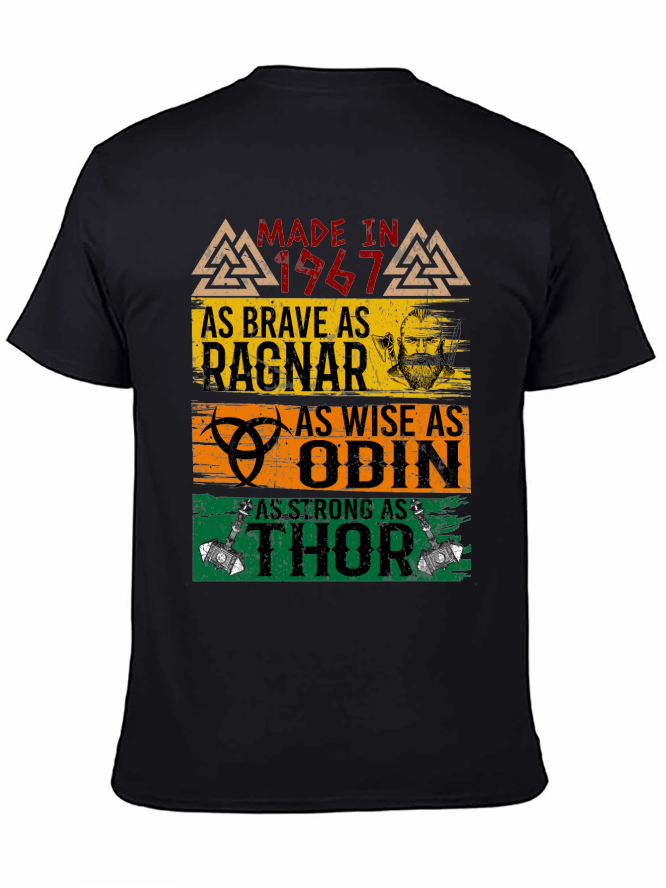Made in 1967 Viking T-Shirt Ragnar Odin Thor