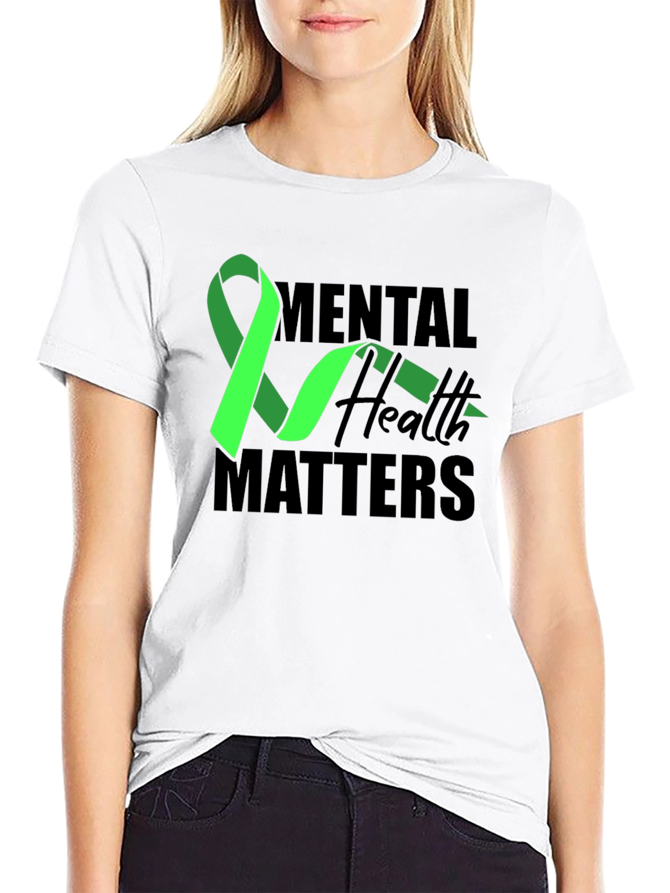 Mental Health Matters T-Shirt - Awareness Ribbon Tee
