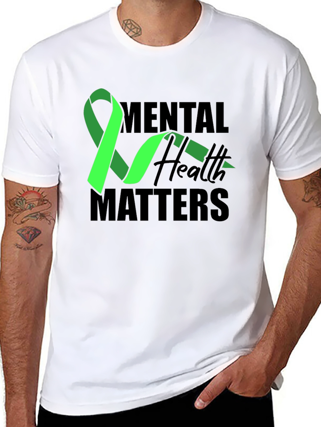 Mental Health Matters T-Shirt - Awareness Ribbon Tee