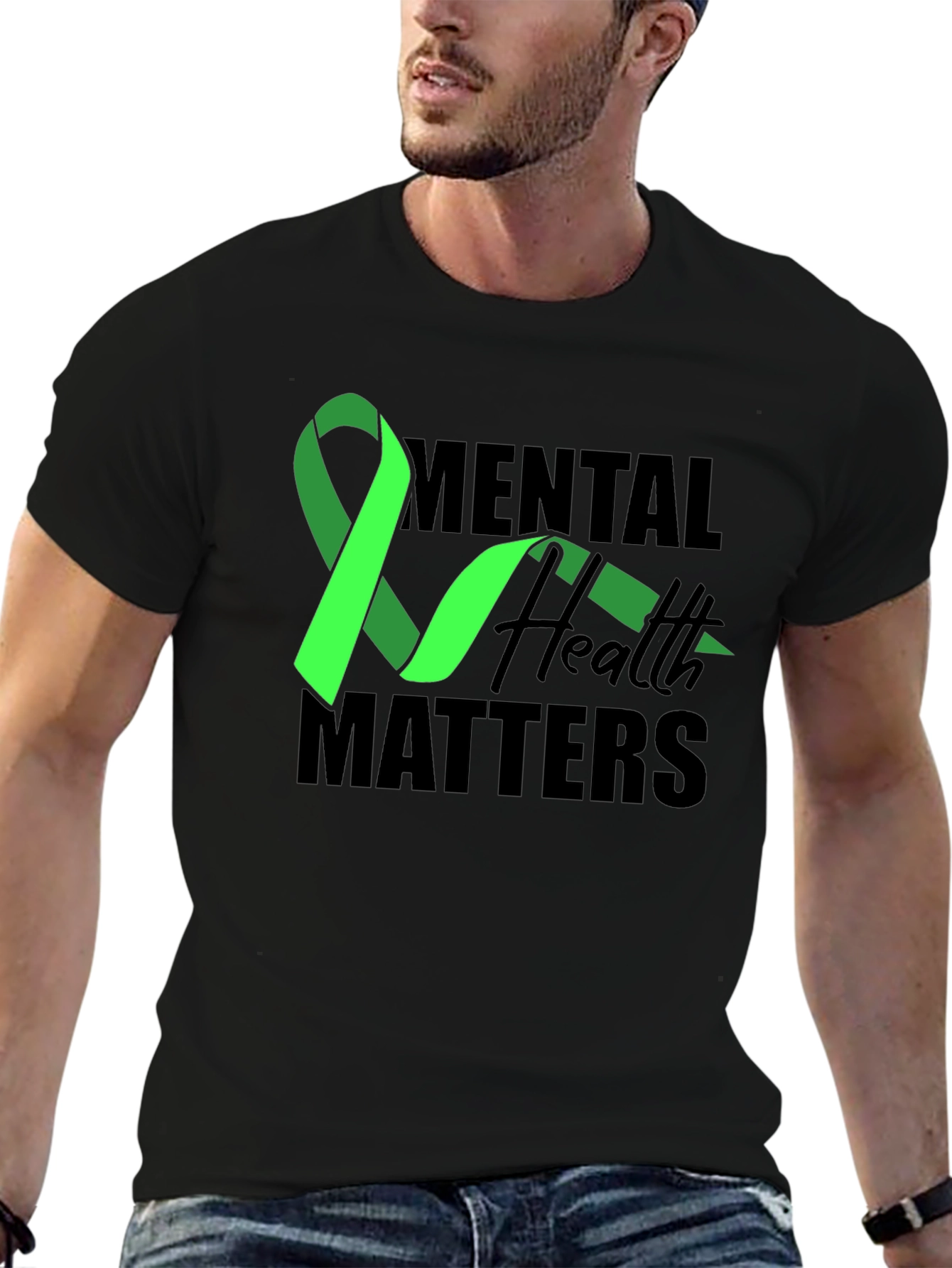 Mental Health Matters T-Shirt - Awareness Ribbon Tee
