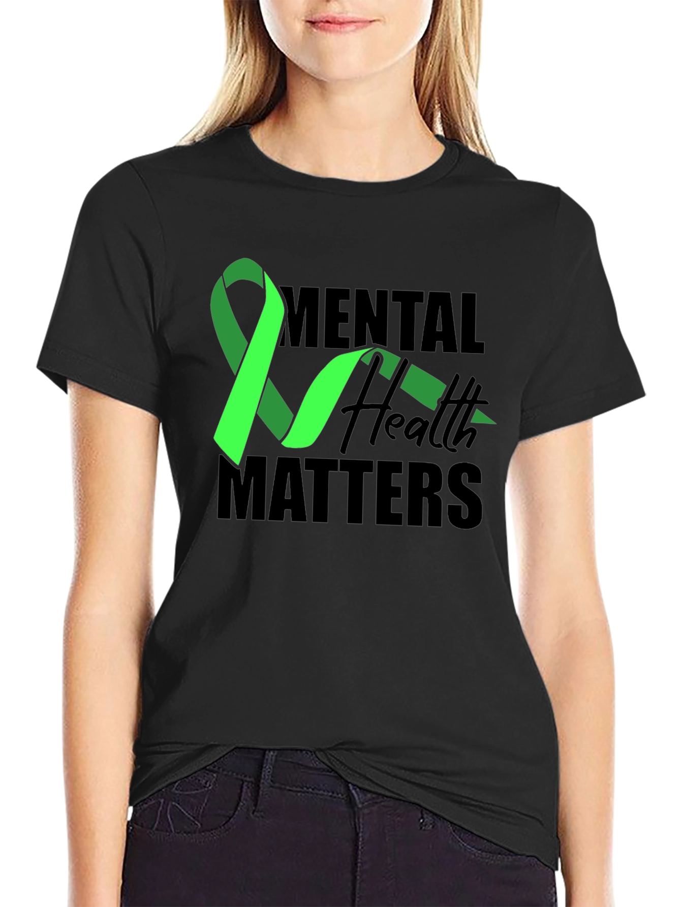 Mental Health Matters T-Shirt - Awareness Ribbon Tee