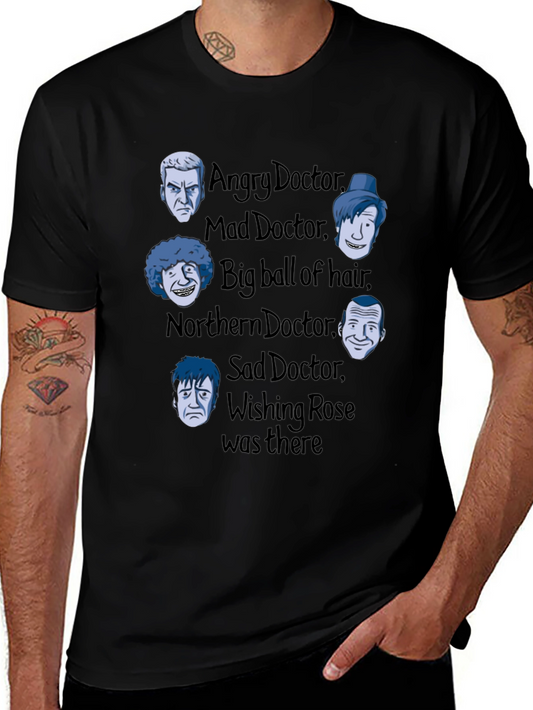 Doctor Who Doctors T-Shirt - Angry Mad and More!