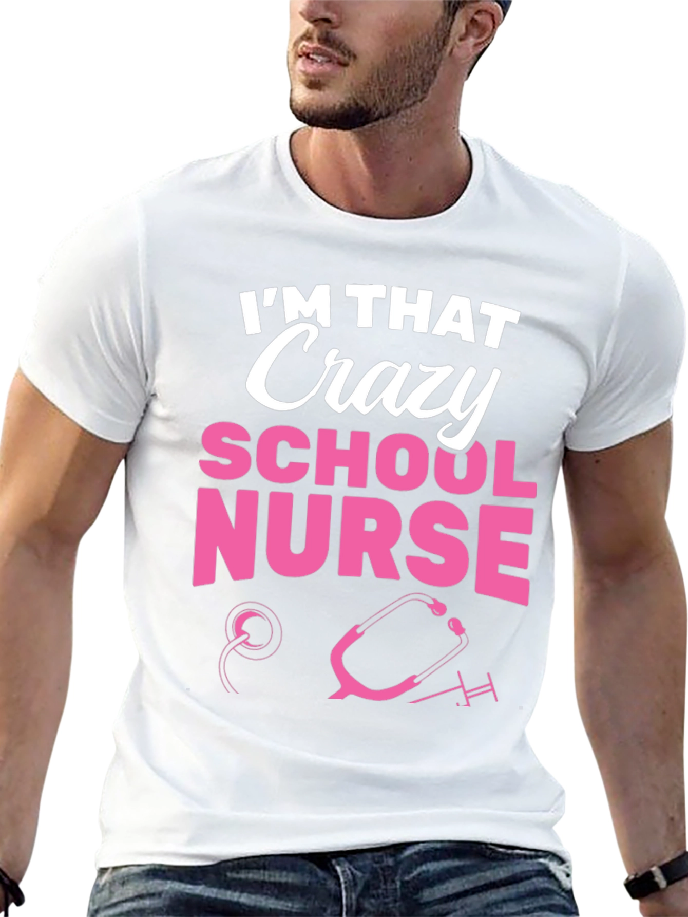 Crazy School Nurse Graphic Tee