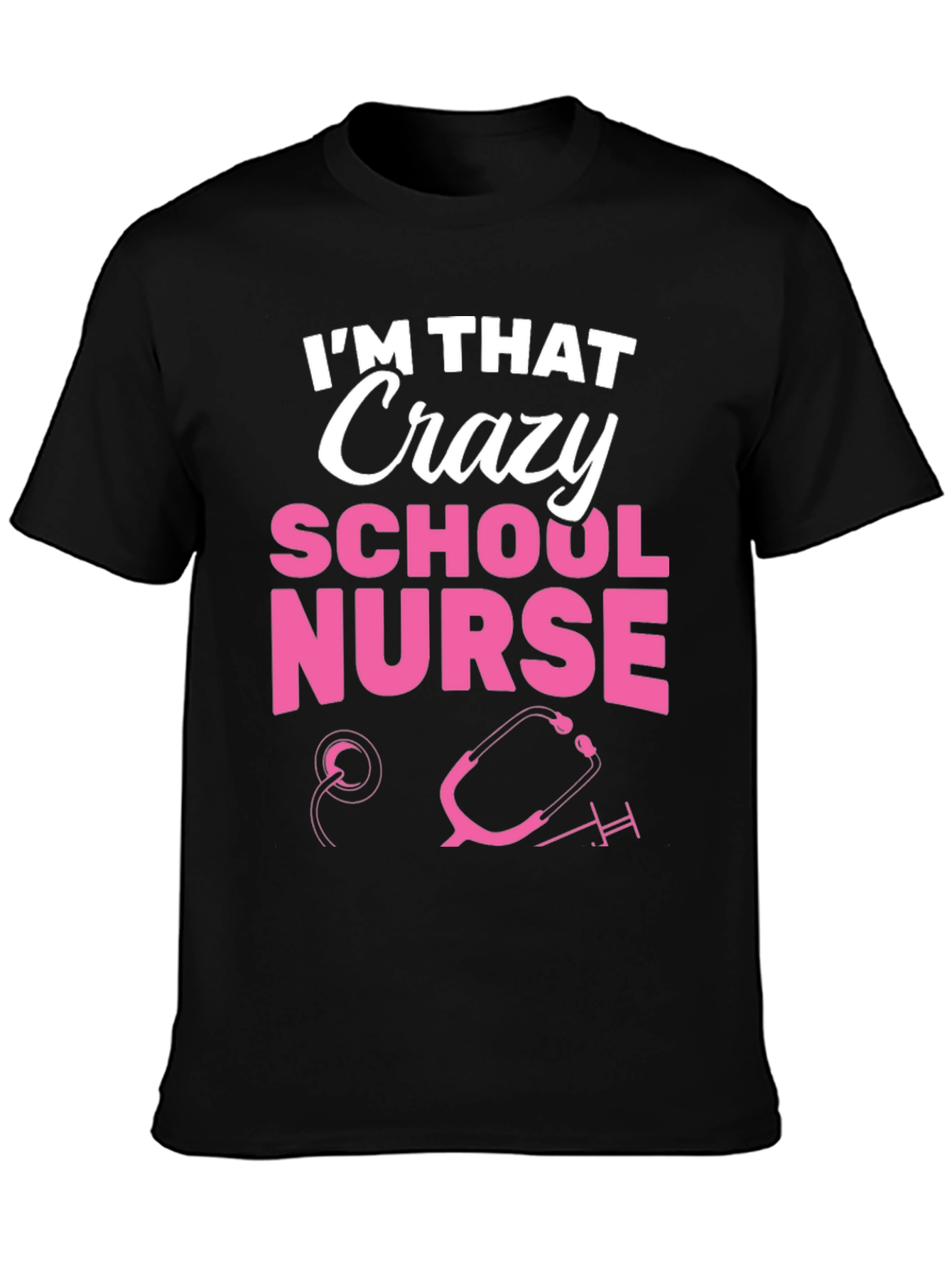 Crazy School Nurse Graphic Tee