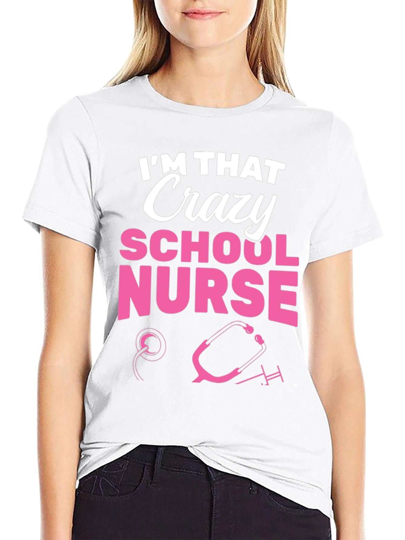 Crazy School Nurse Graphic Tee