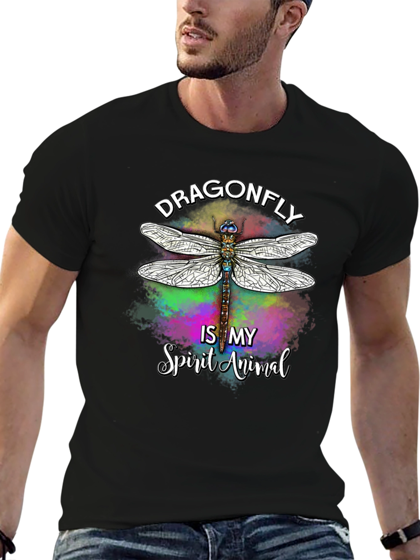 Dragonfly Spirit Animal Graphic T-Shirt