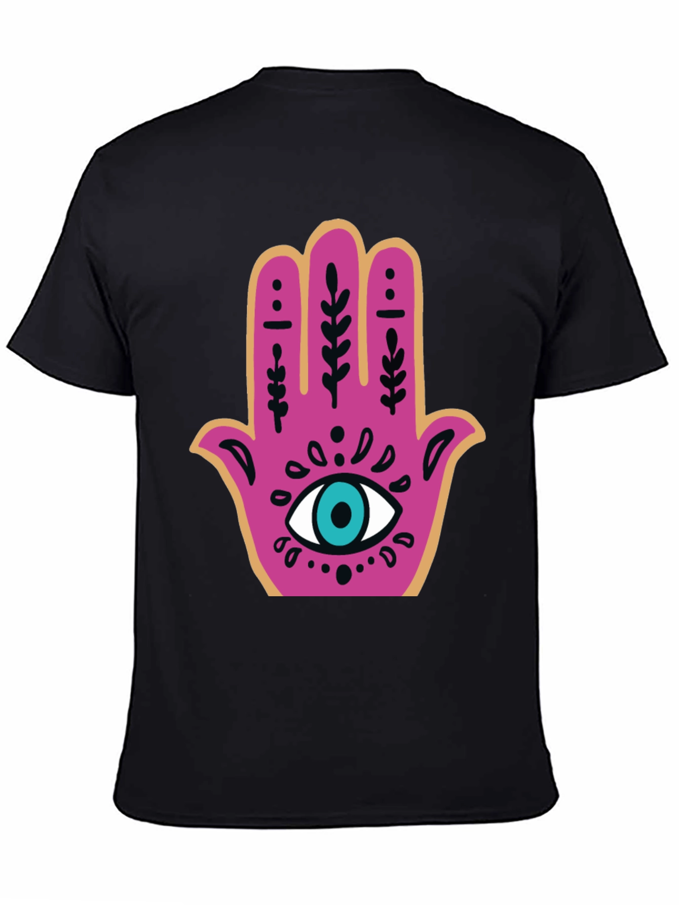 Hamsa Hand Graphic Tee - Stylish Protection