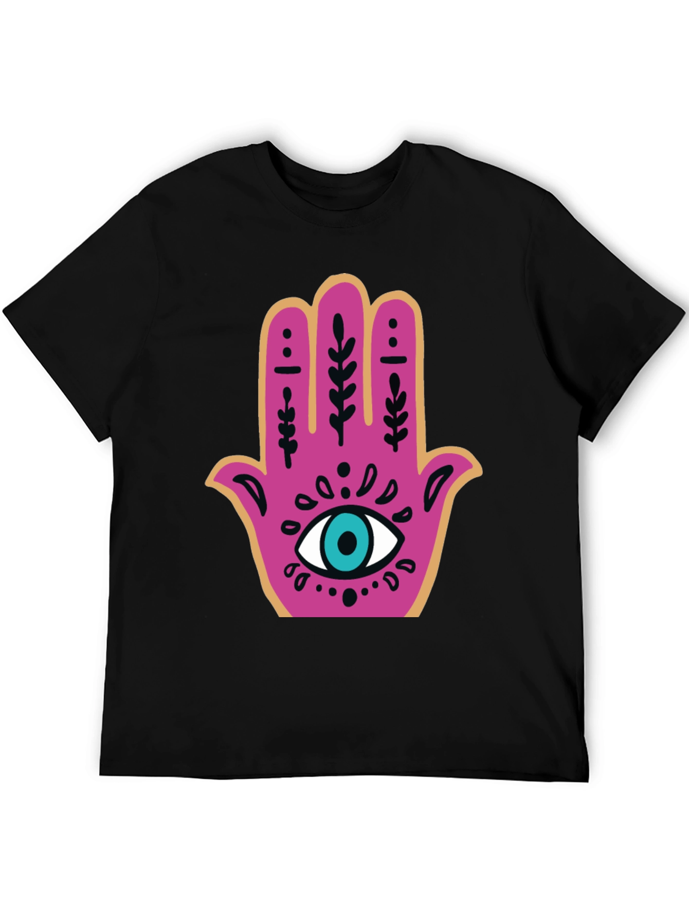 Hamsa Hand Graphic Tee - Stylish Protection