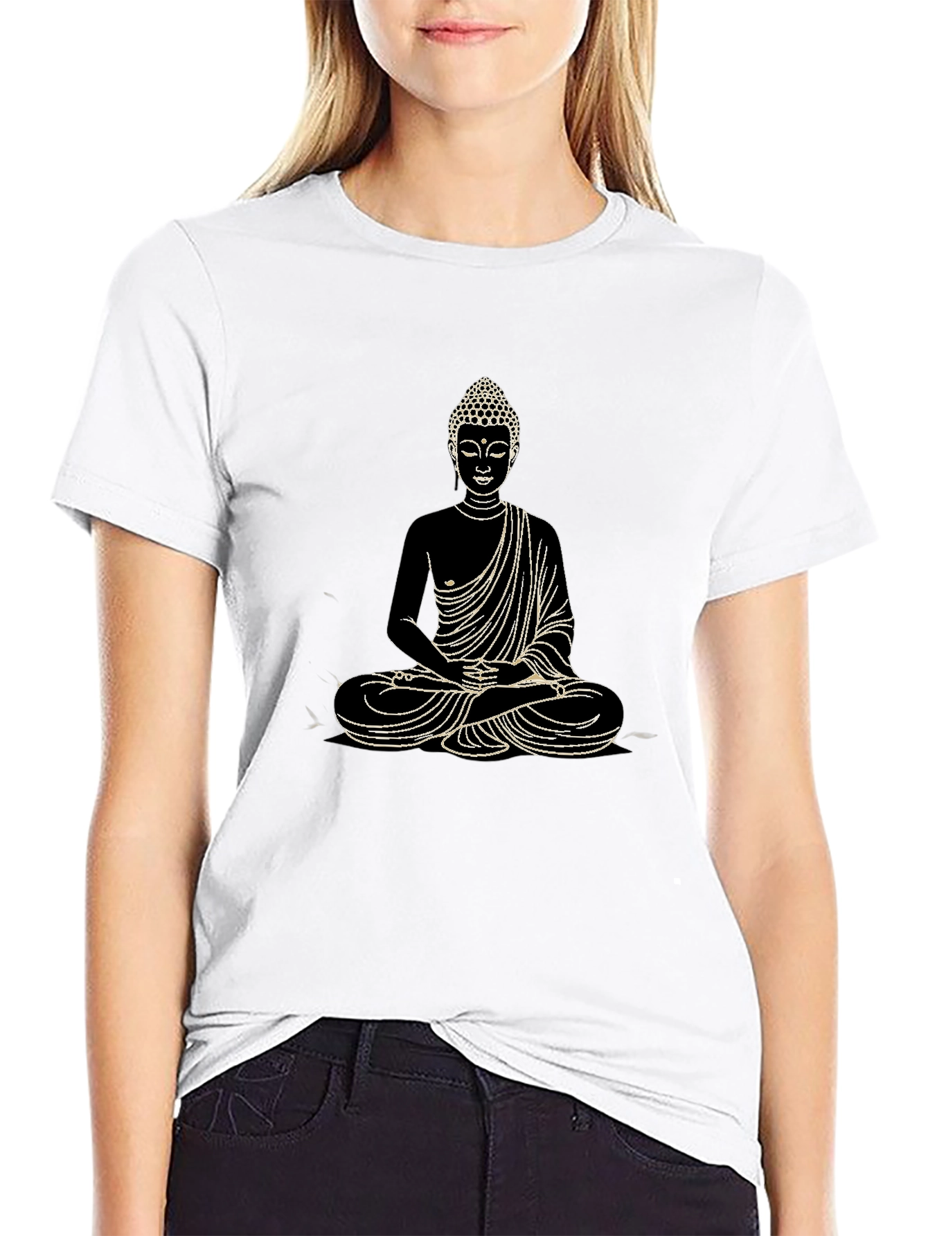 Buddha Graphic Tee - Stylish & Spiritual Design