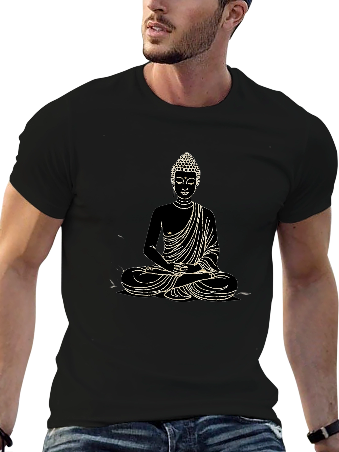 Buddha Graphic Tee - Stylish & Spiritual Design