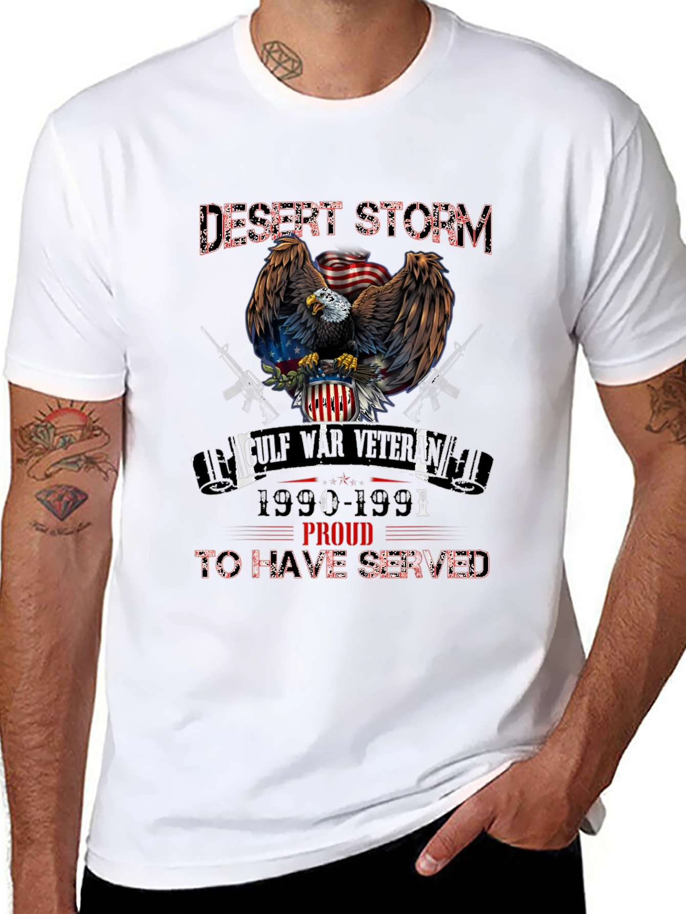 Desert Storm Veteran Graphic T-Shirt