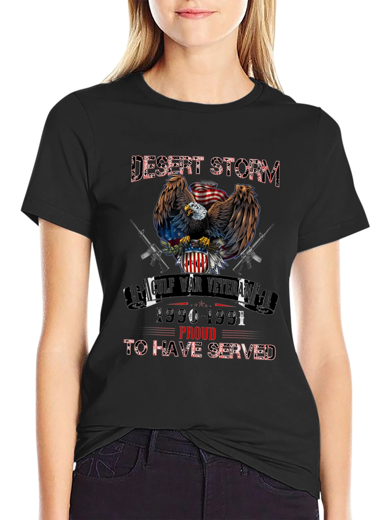 Desert Storm Veteran Graphic T-Shirt