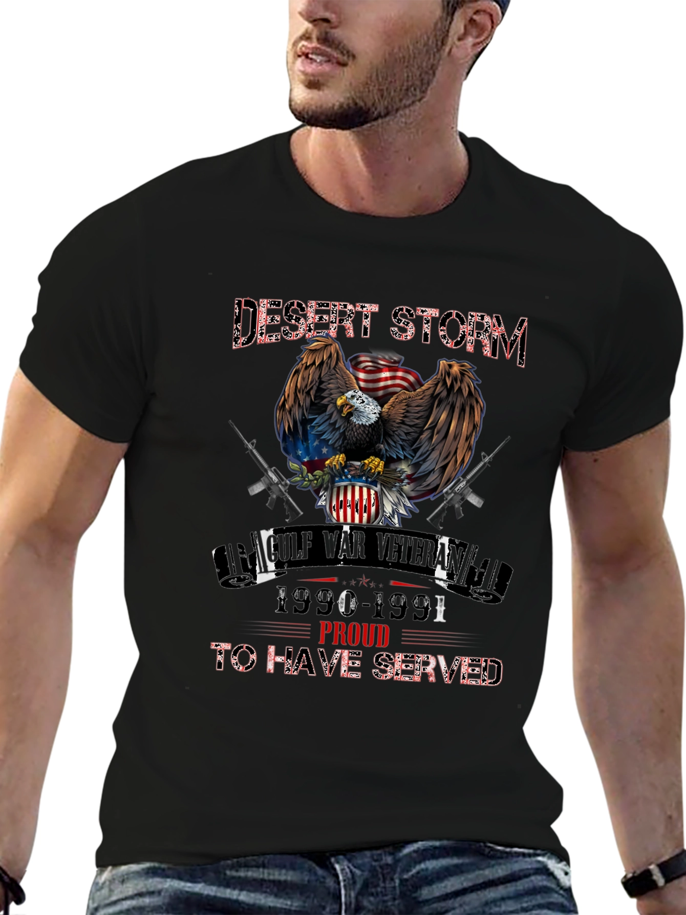 Desert Storm Veteran Graphic T-Shirt